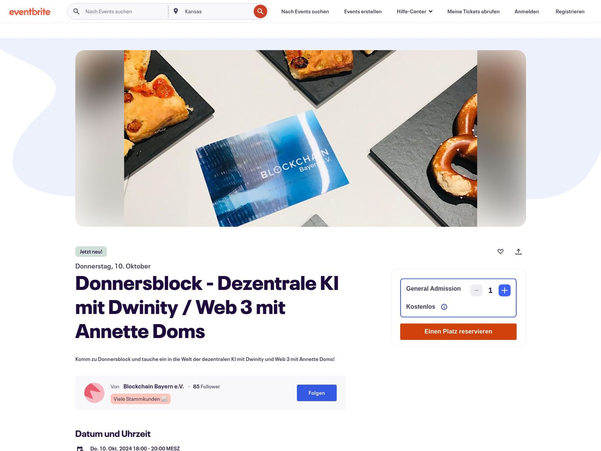 Donnersblock - Dezentrale KI mit Dwinity / Web 3 website