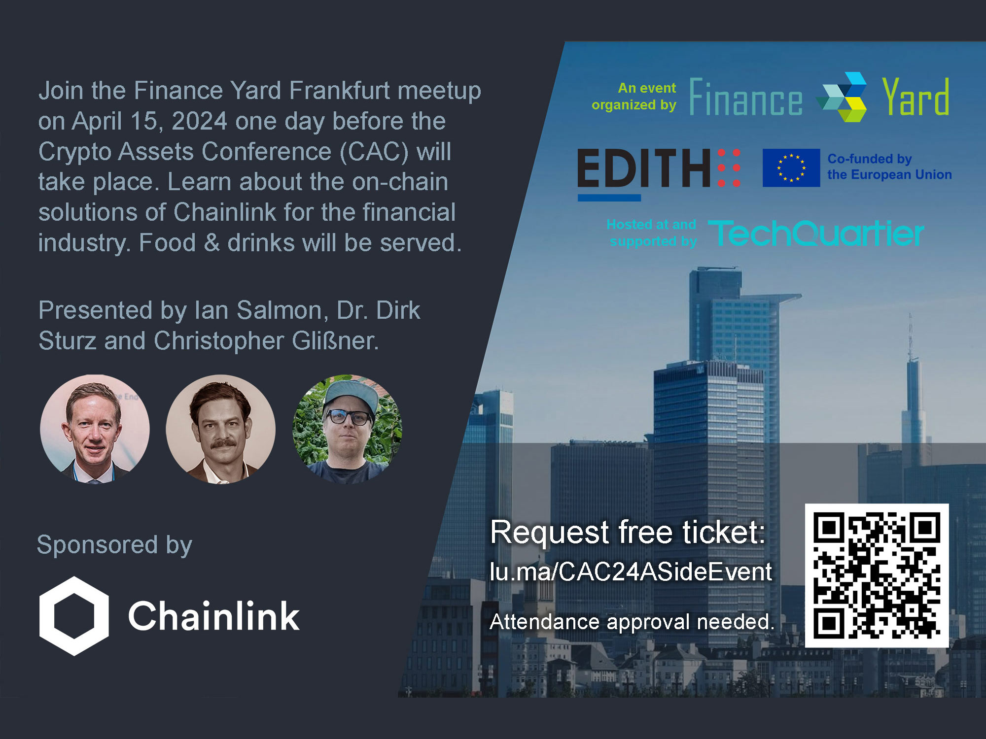 Finance Yard Panel – sponsored by Chainlink screenshot