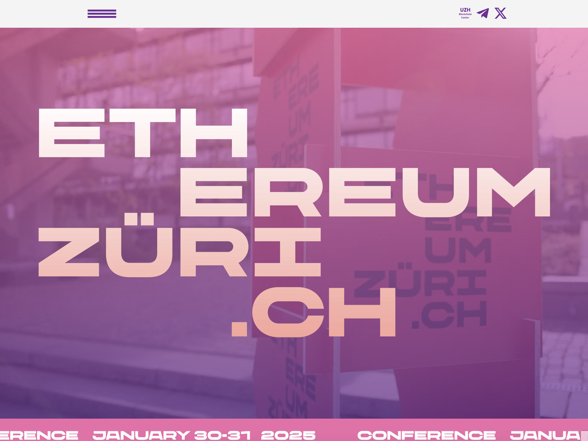 EthereumZüri.ch 2025 website