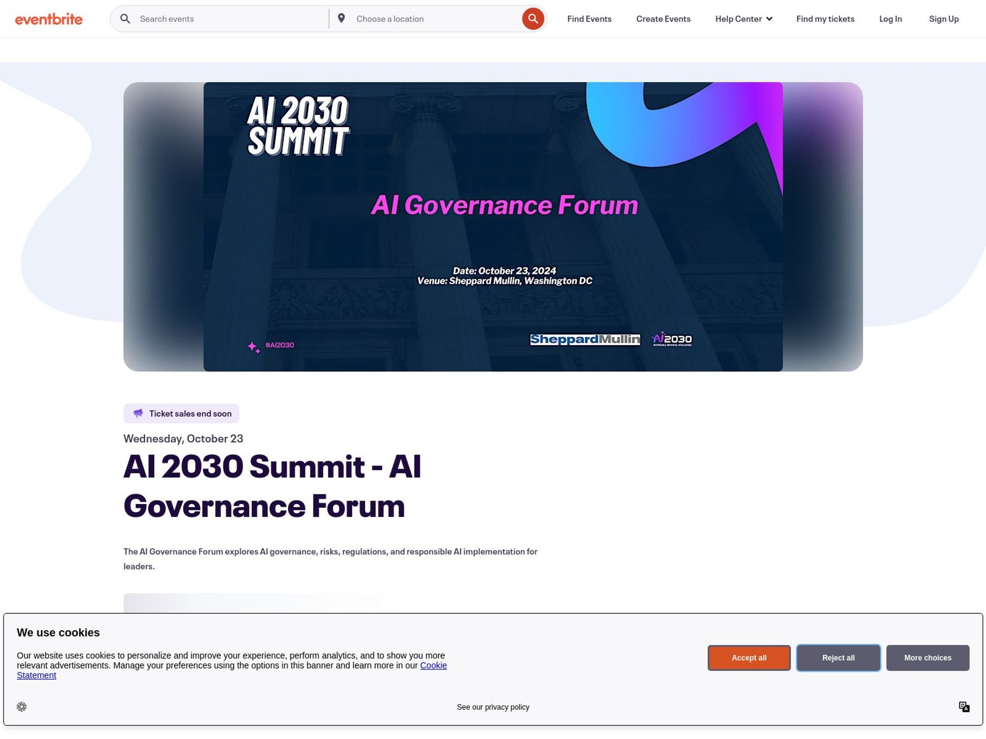 AI 2030 Summit – AI Governance Forum screenshot