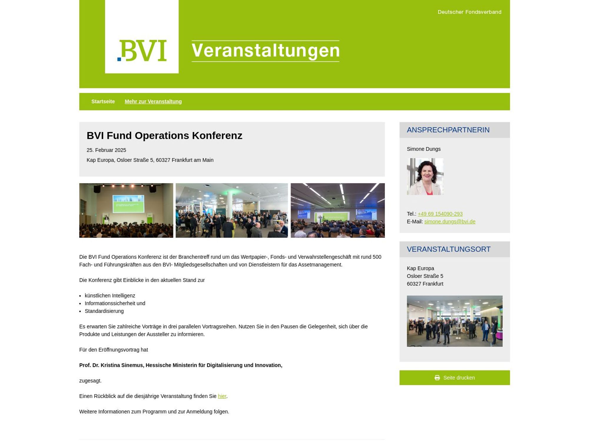 BVI Fund Operations Konferenz website