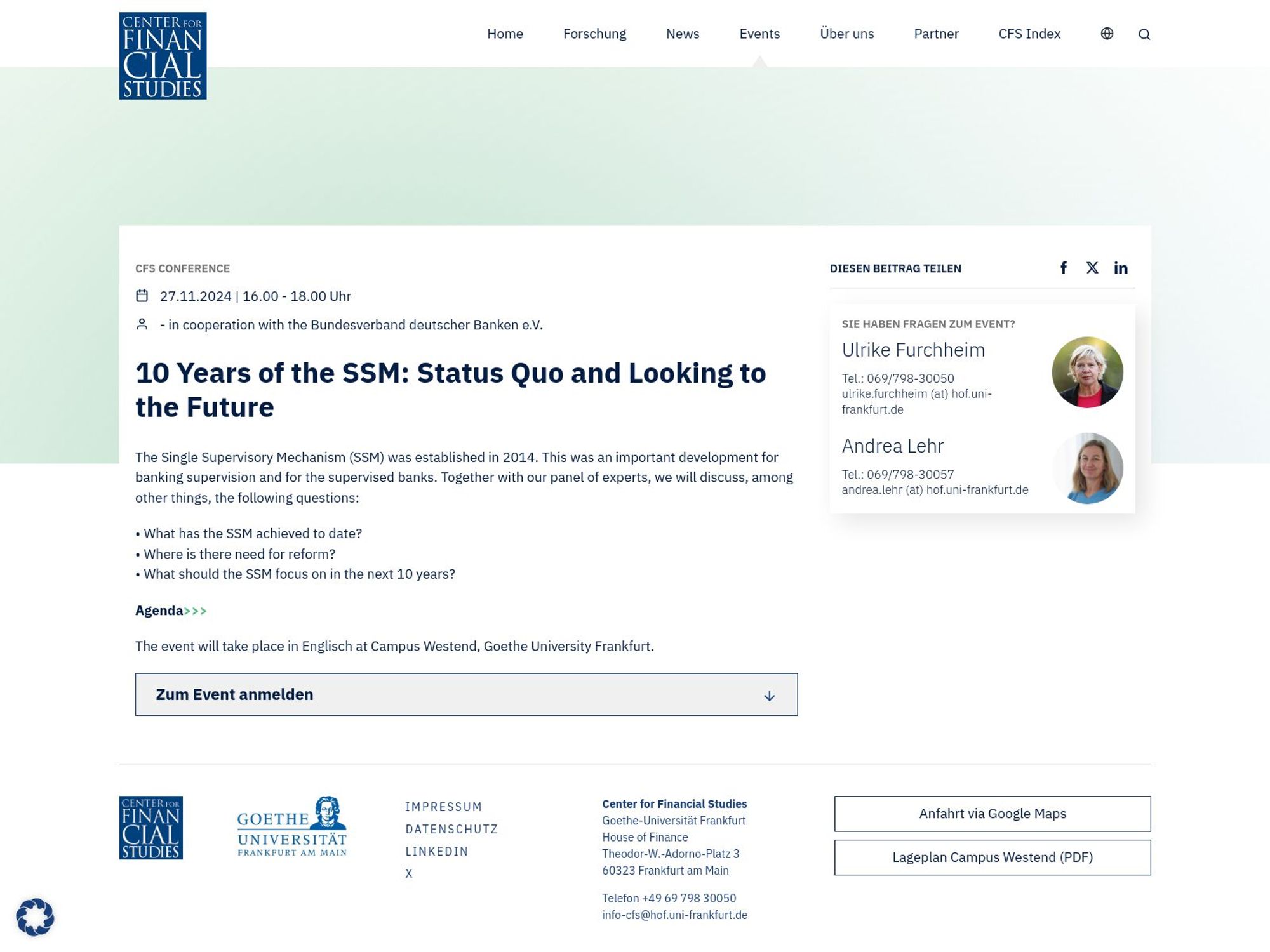 10 Years of the SSM: Status Quo and Looking to the Future website