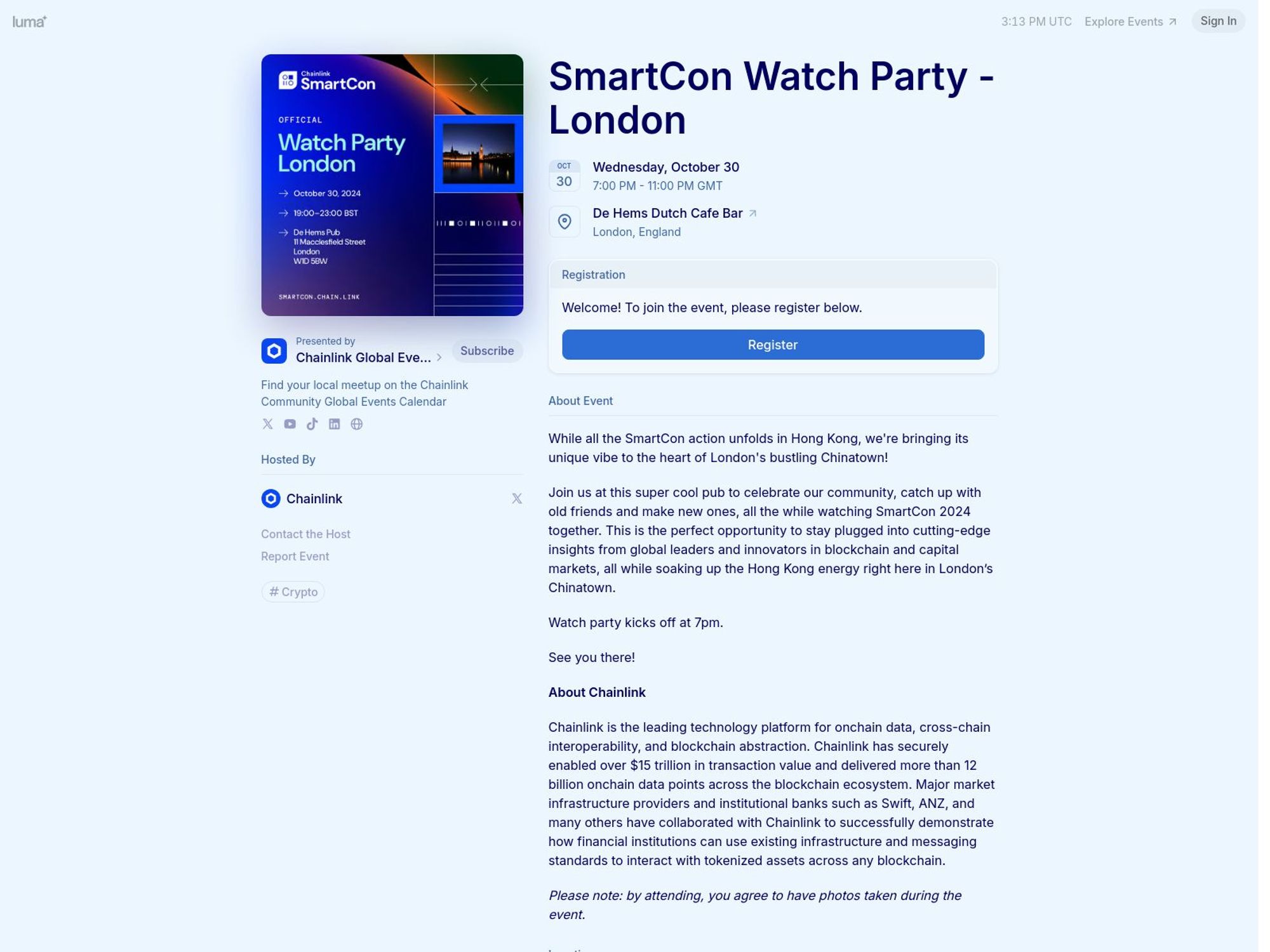 SmartCon Watch Party - London screenshot