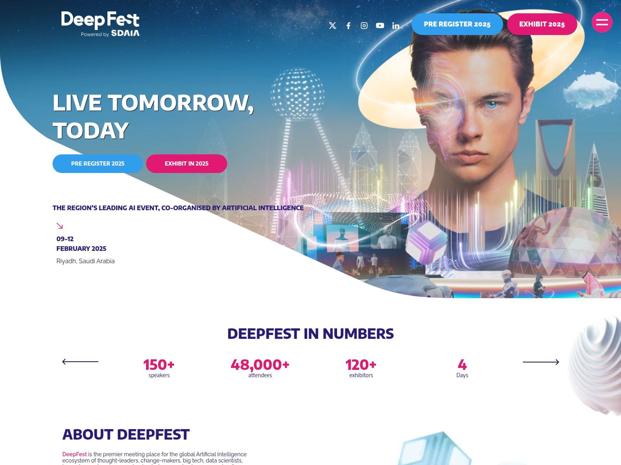 DeepFest website