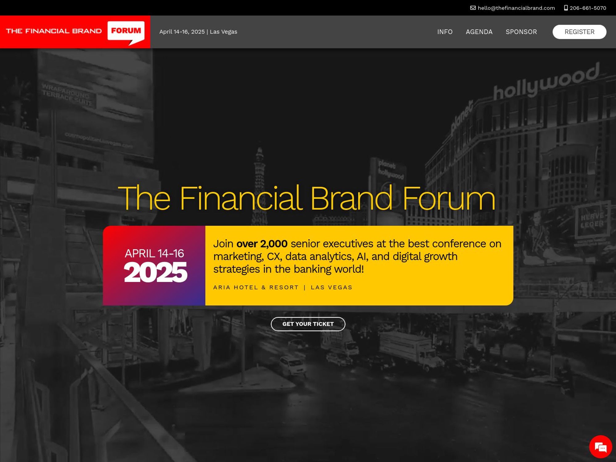 The Financial Brand Forum website