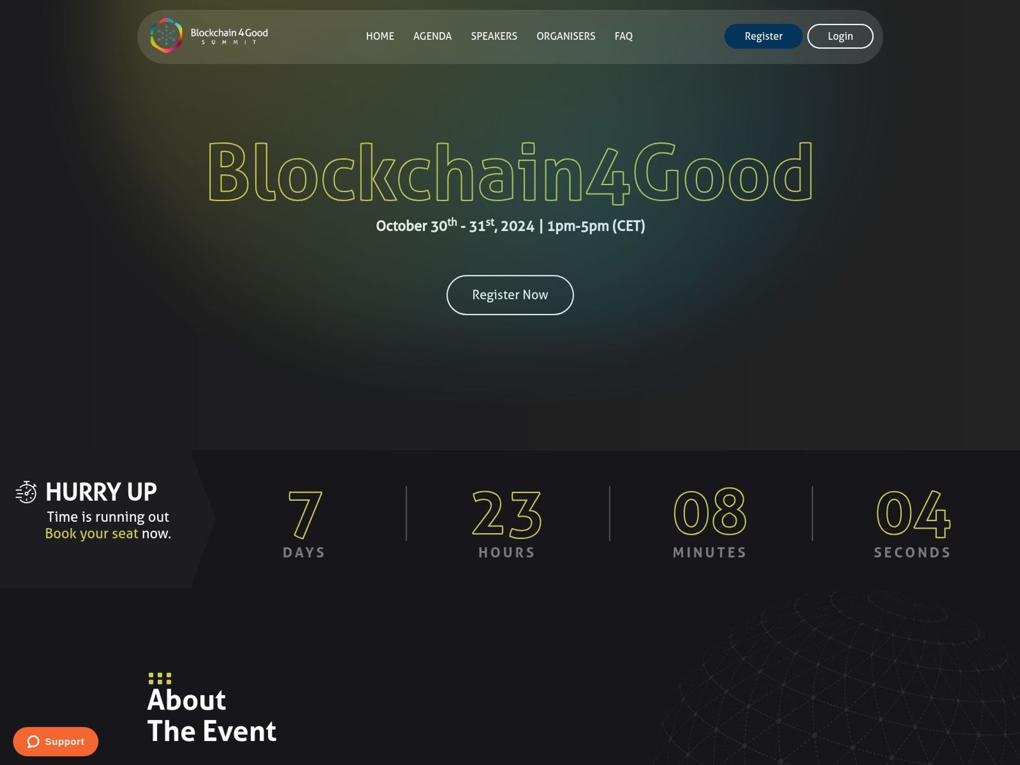 blockchain4good screenshot