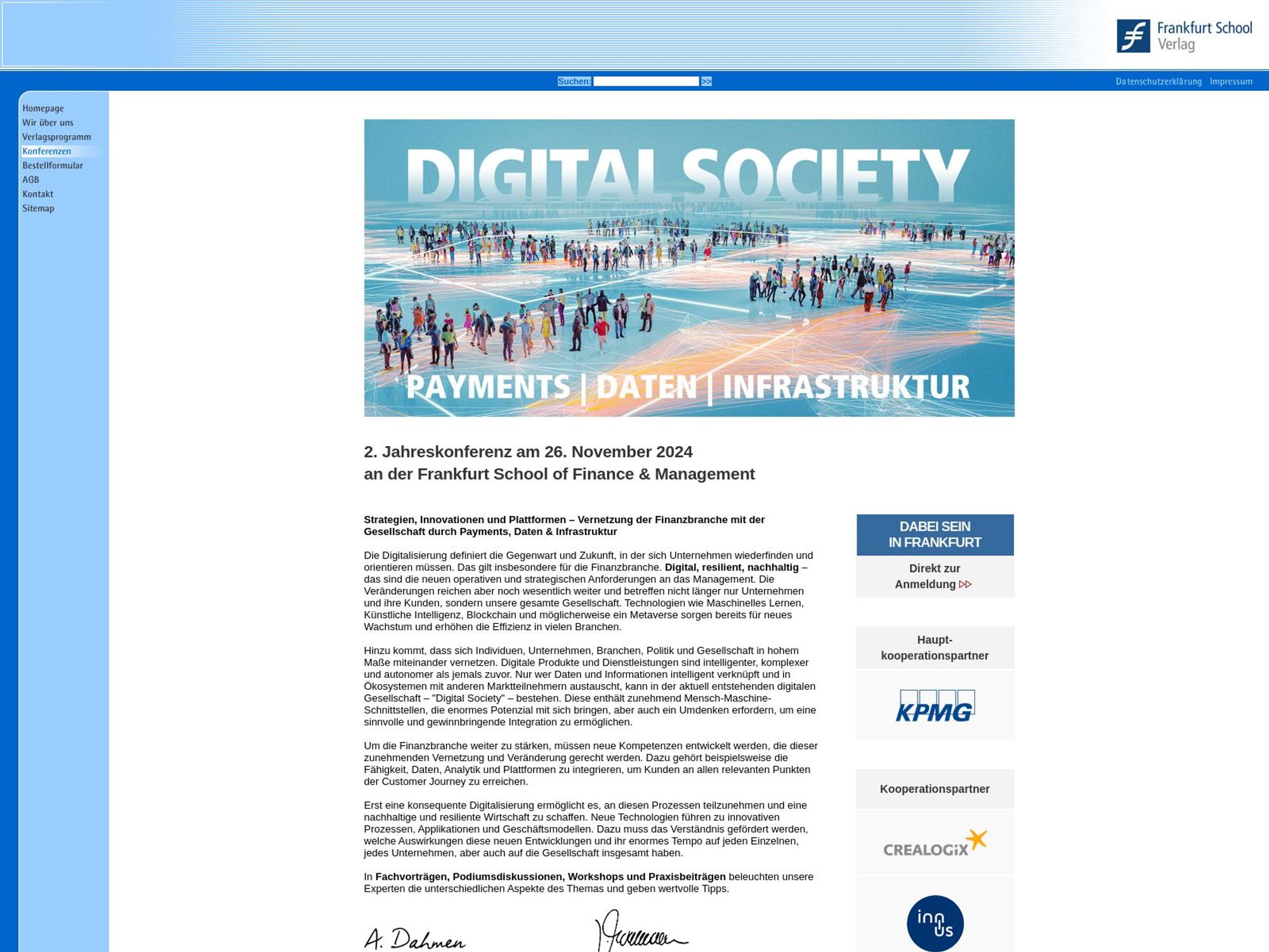 Digital Society 2024 website