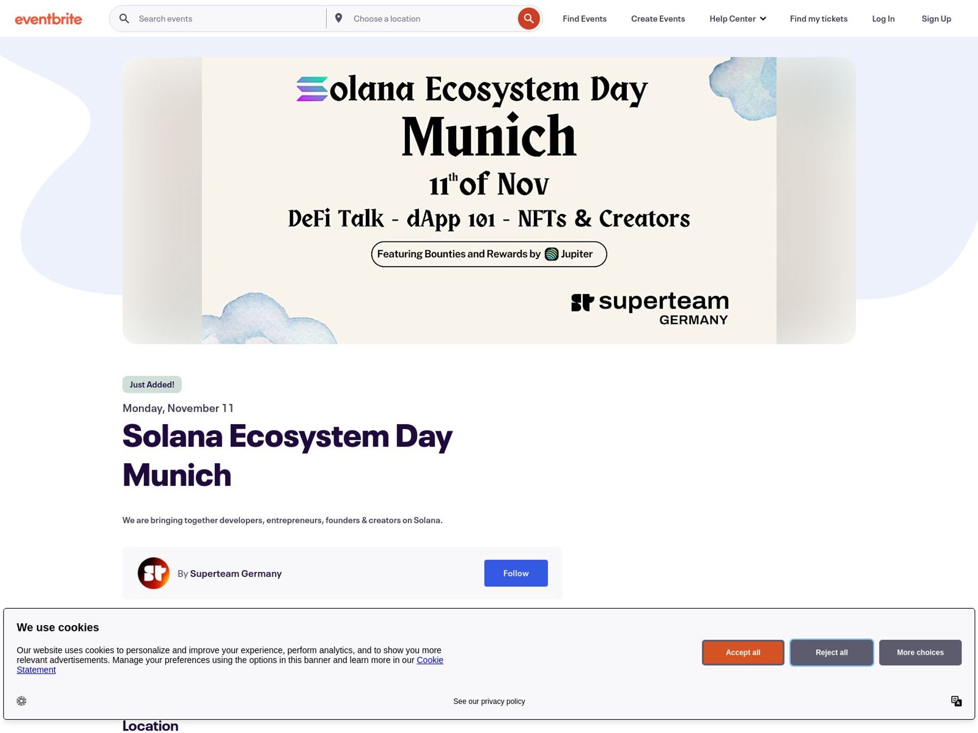 Solana Ecosystem Day Munich: DeFi Talk screenshot