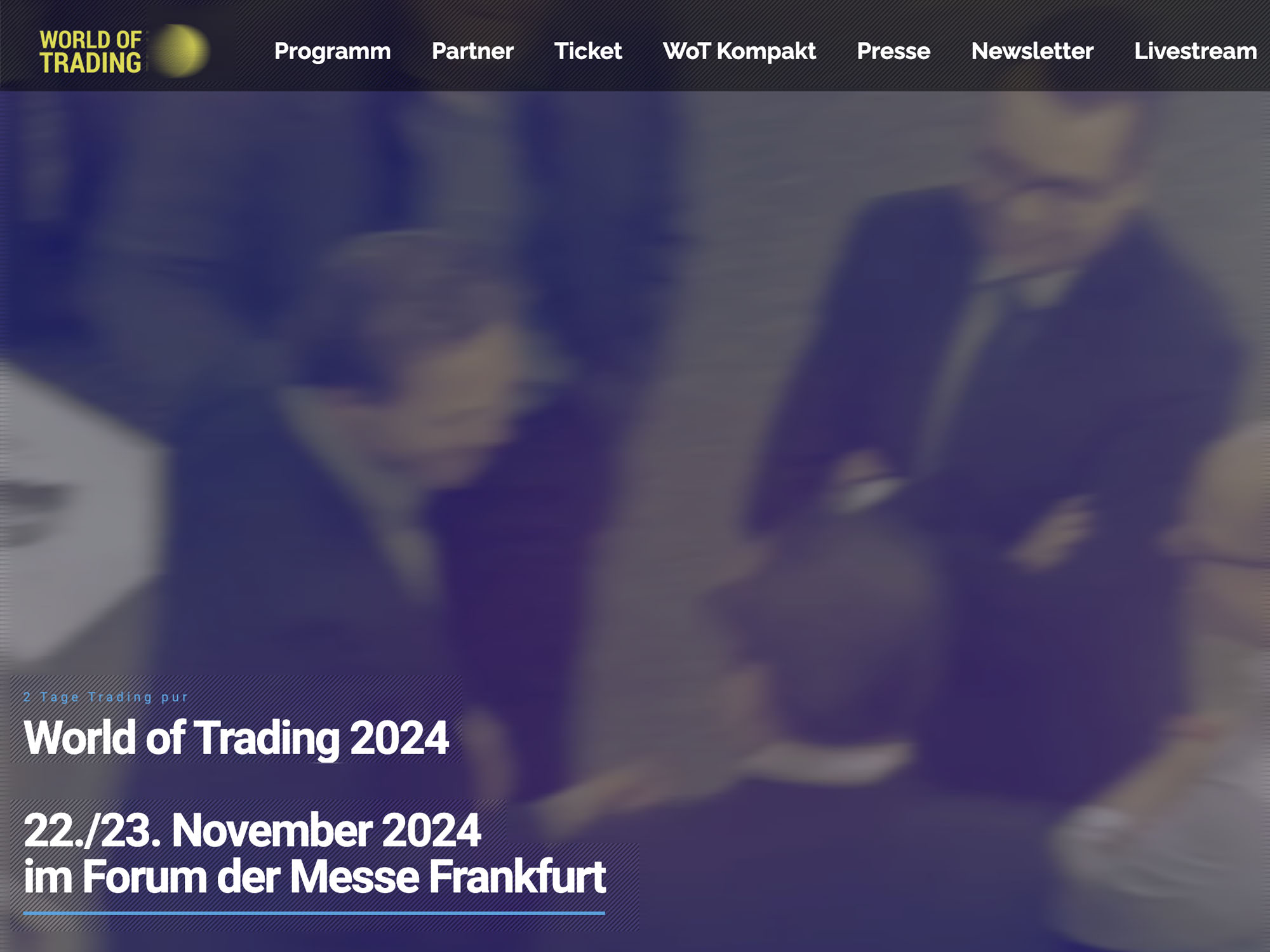 World of Trading 2024 website