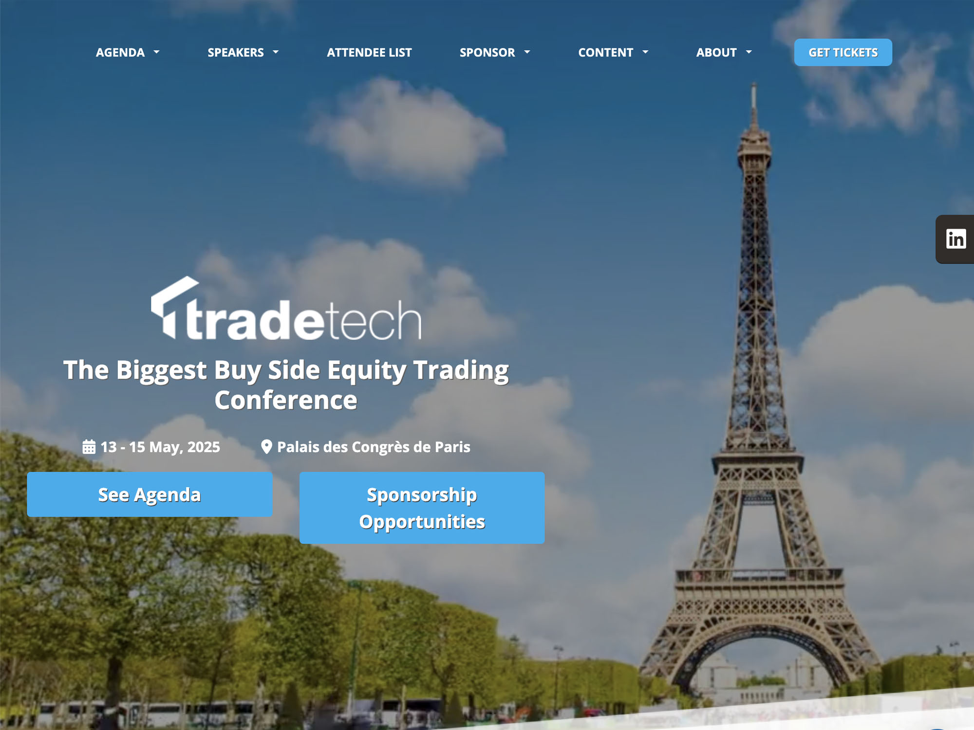 TradeTech Europe 2025 website