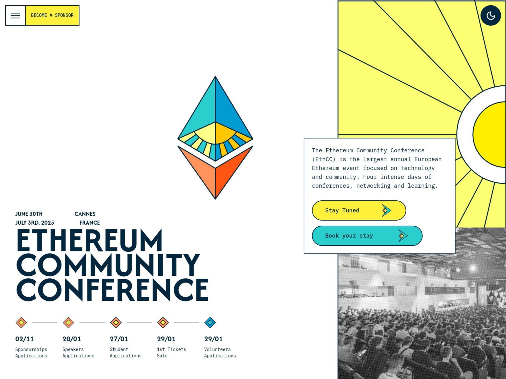 EthCC 2025 - Ethereum Community Conference website