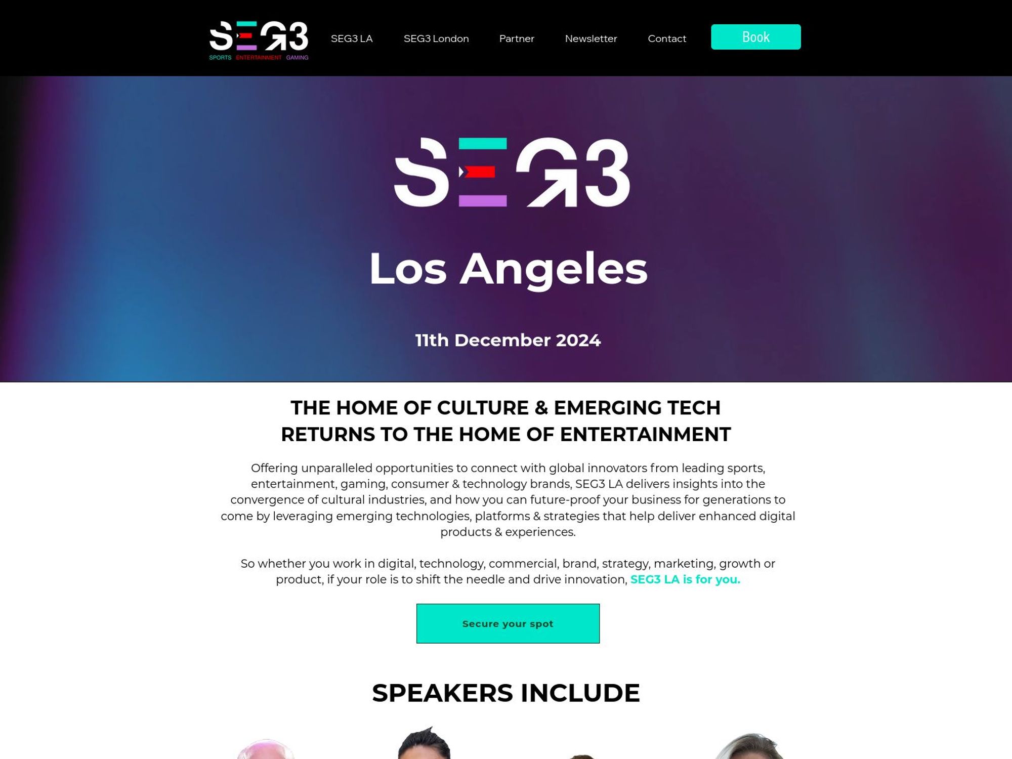 SEG3 2024 - Los Angeles website