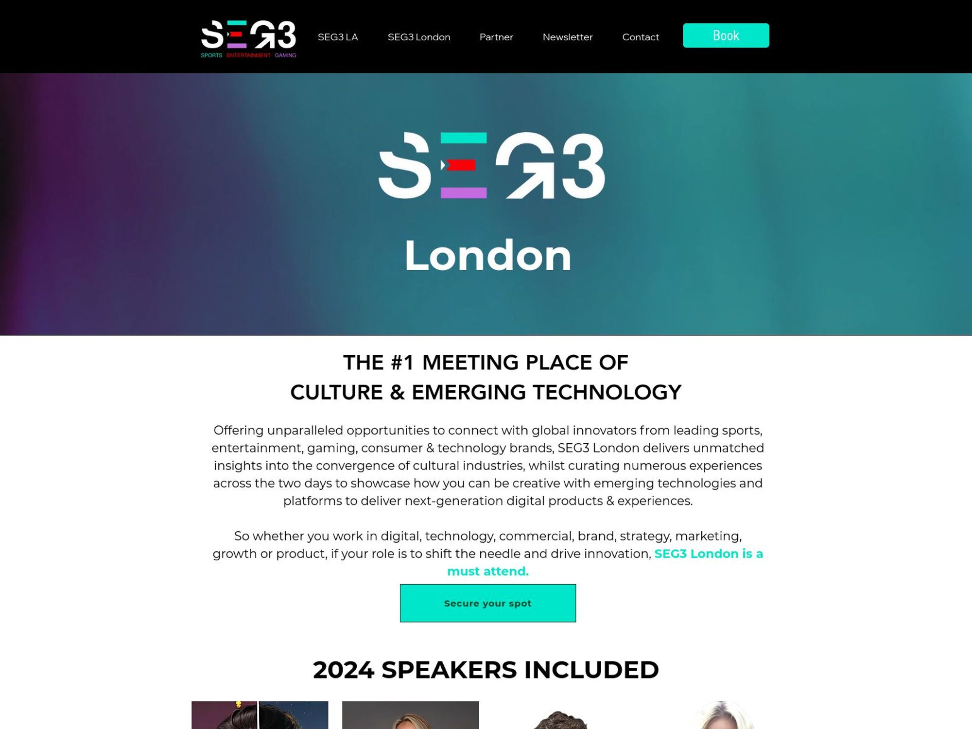 SEG3 2025 - London website