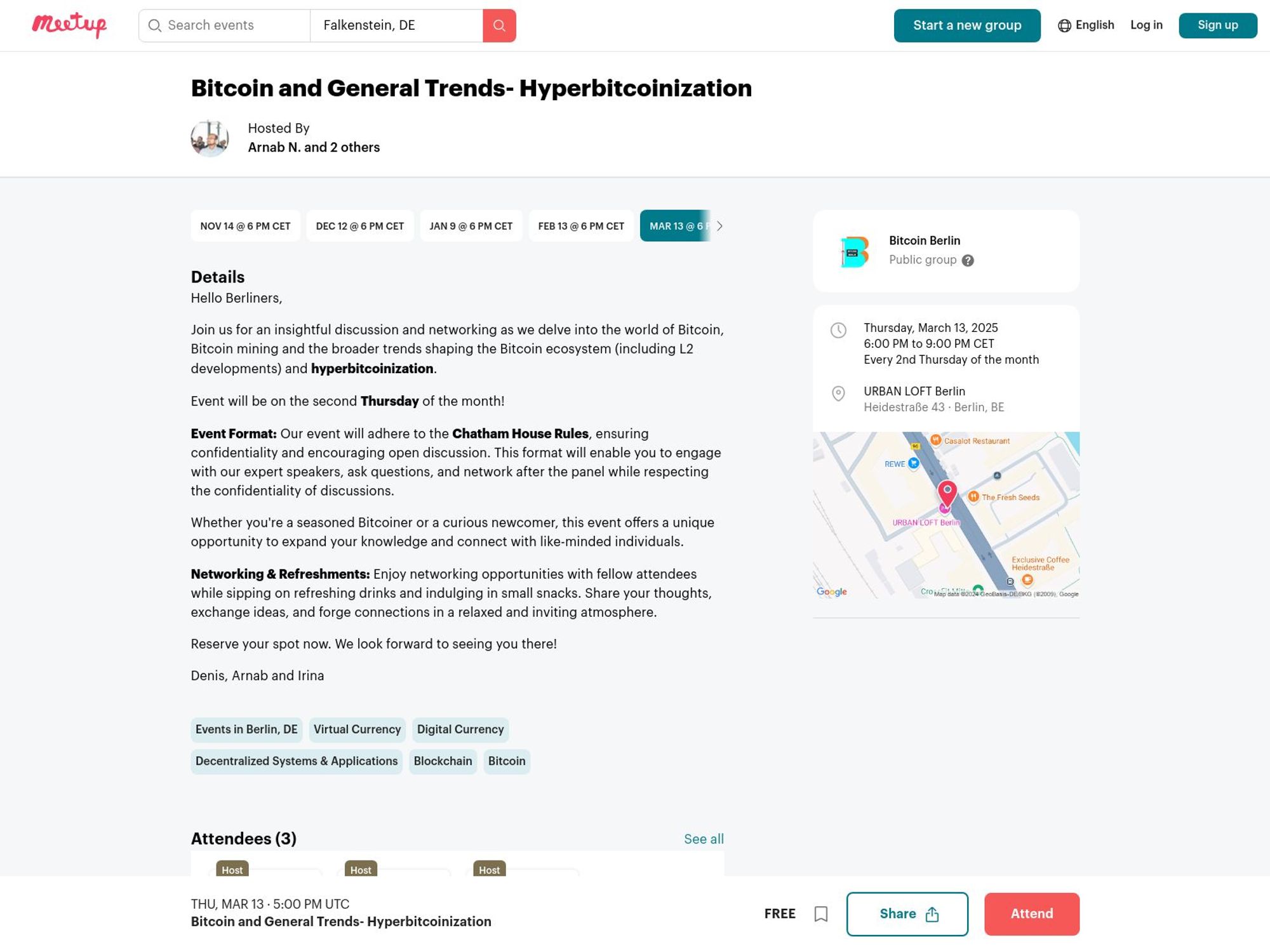 Bitcoin and General Trends – March 2025 website