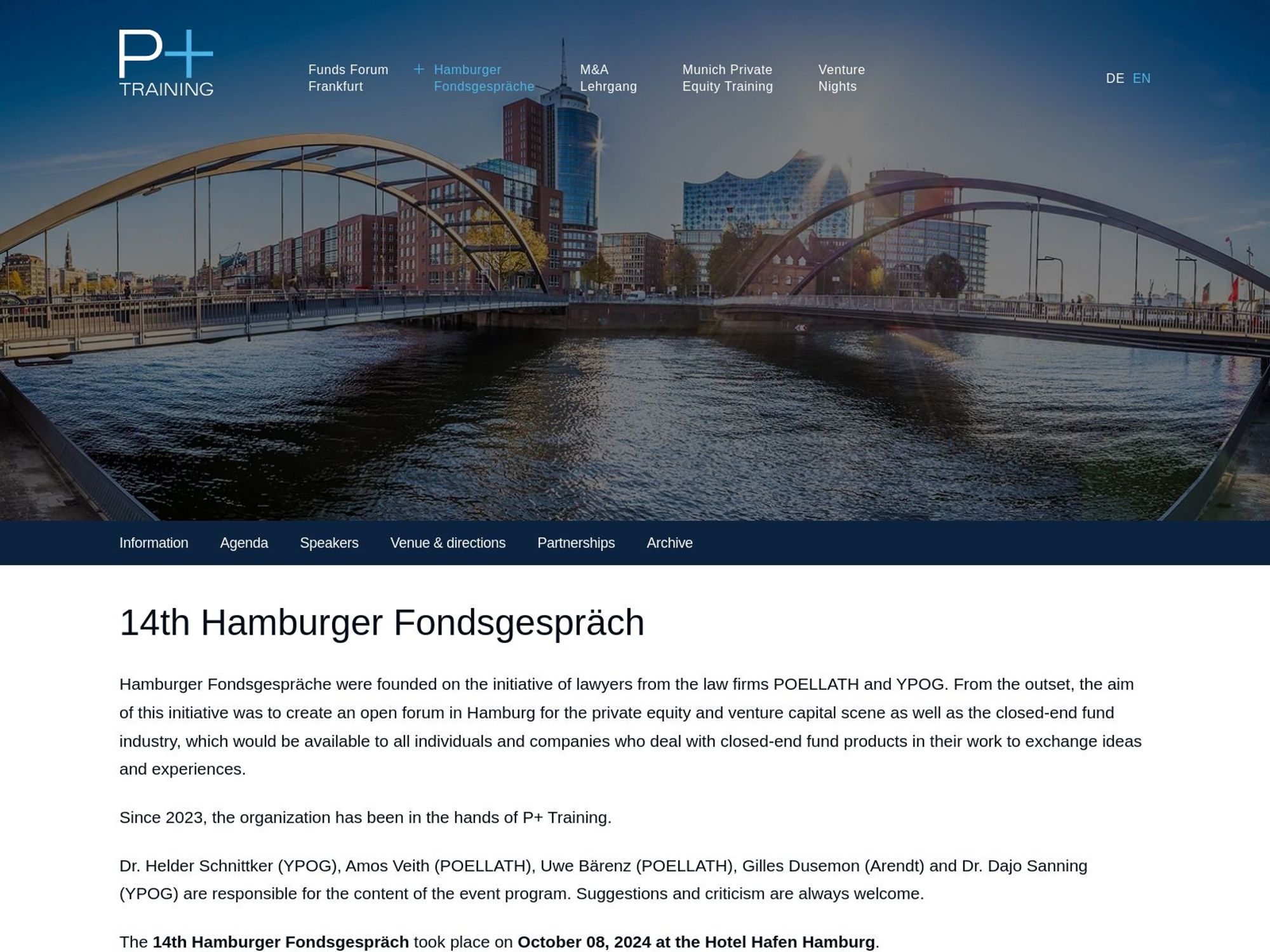 14th Hamburger Fondsgespräch screenshot