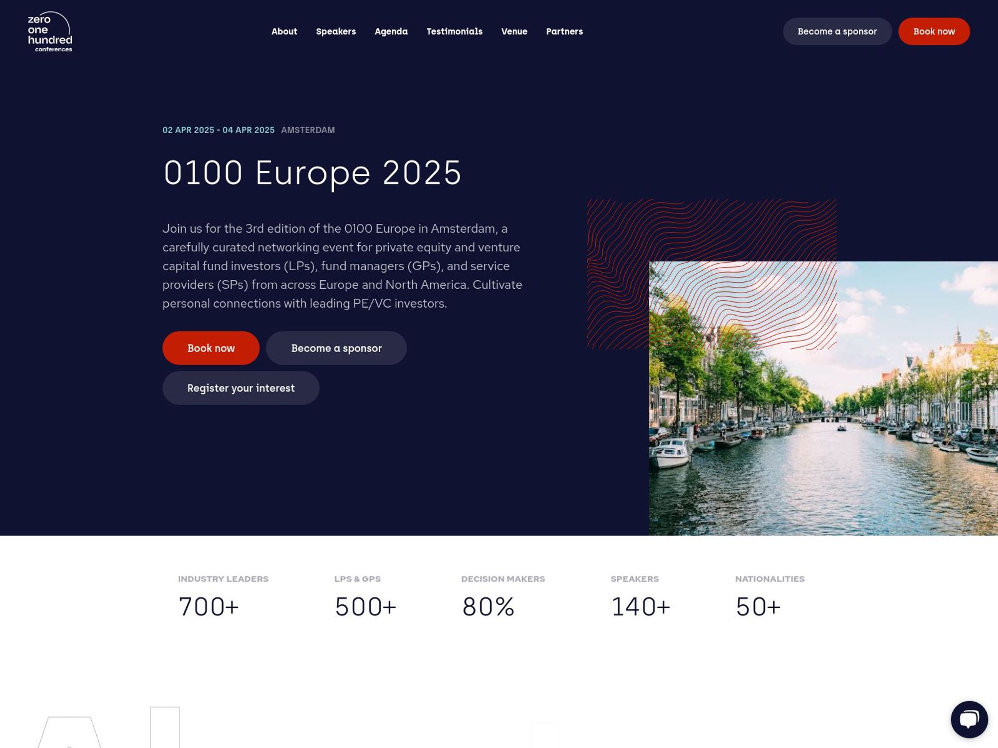 0100 Europe 2025 website