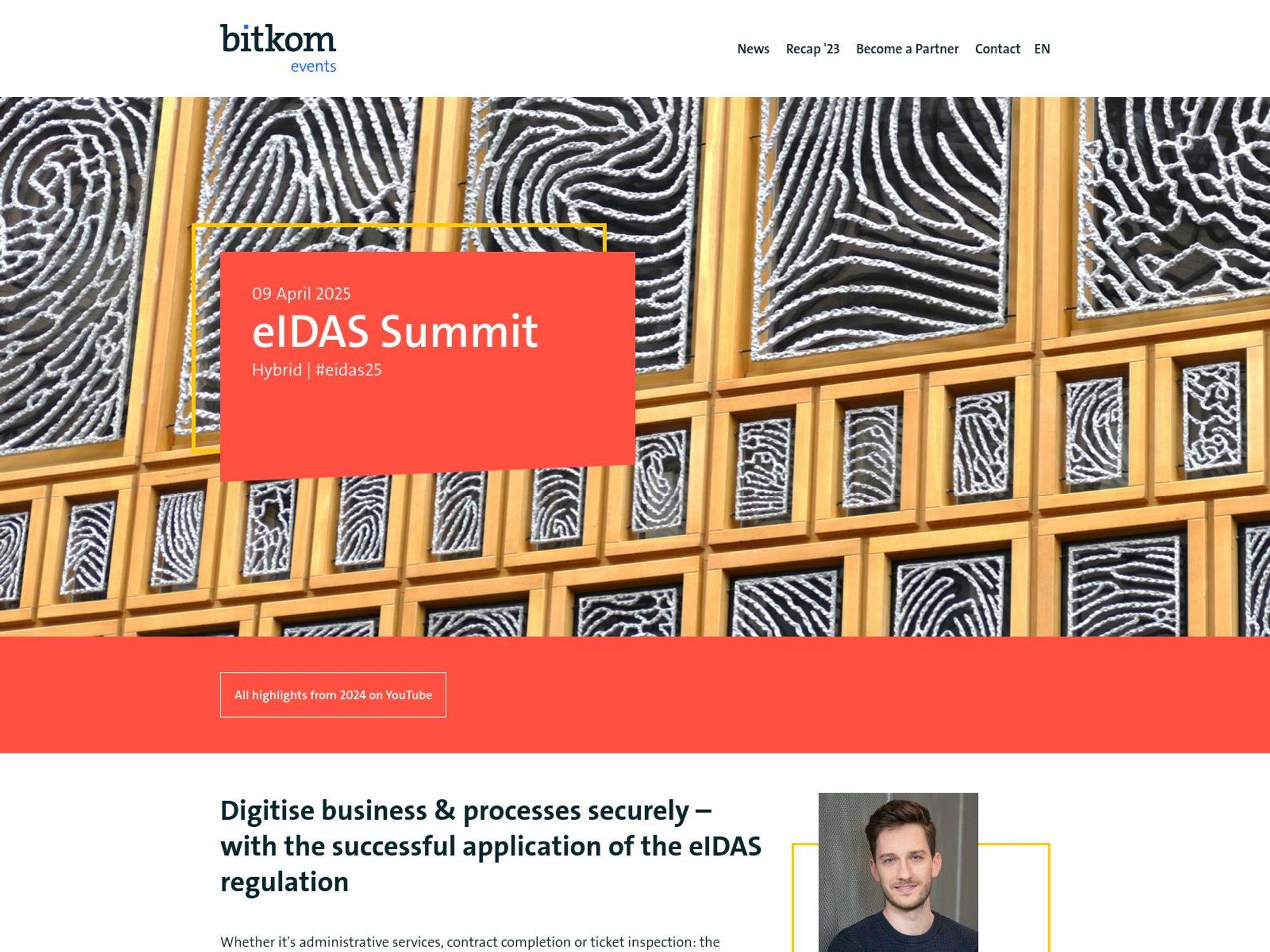 Bitkom eIDAS Summit 2025 - eIDAS25 website