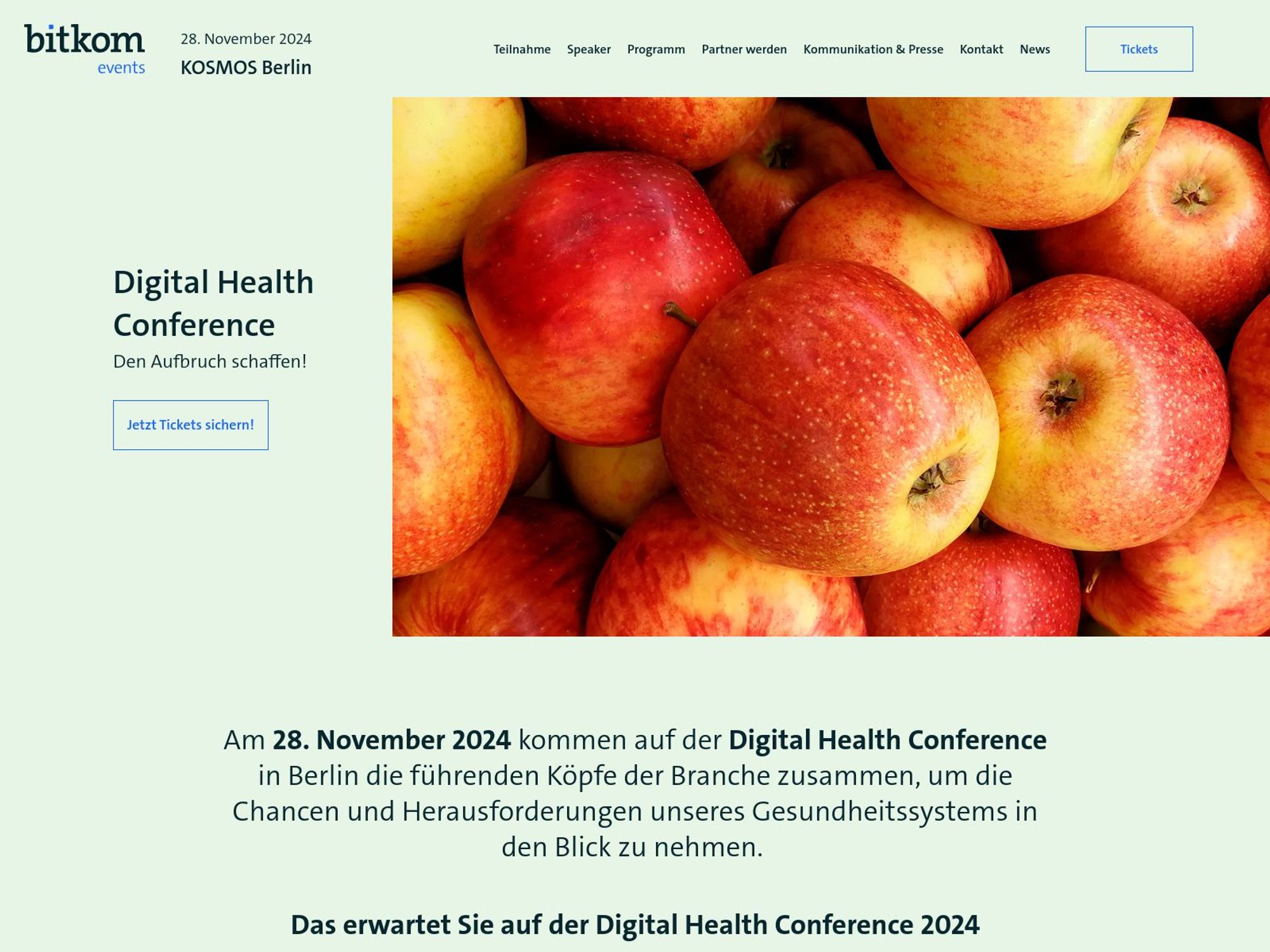 DHC24 - Digital Health Conference 2024 website