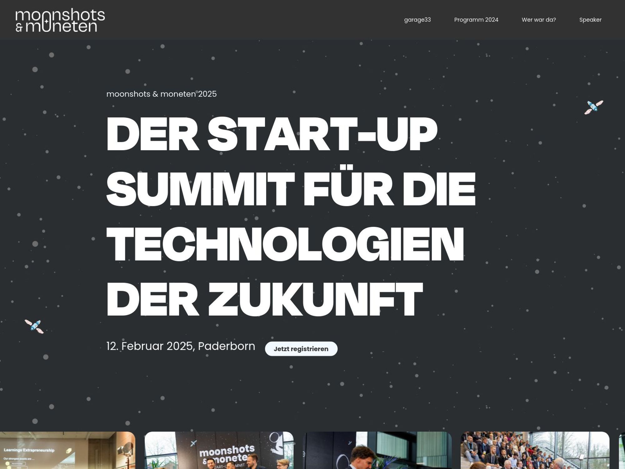 moonshots & moneten 2025 website