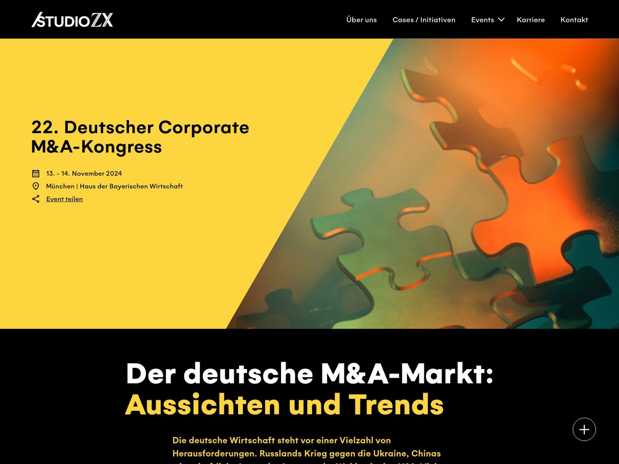 22. Deutscher Corporate M&A-Kongress screenshot