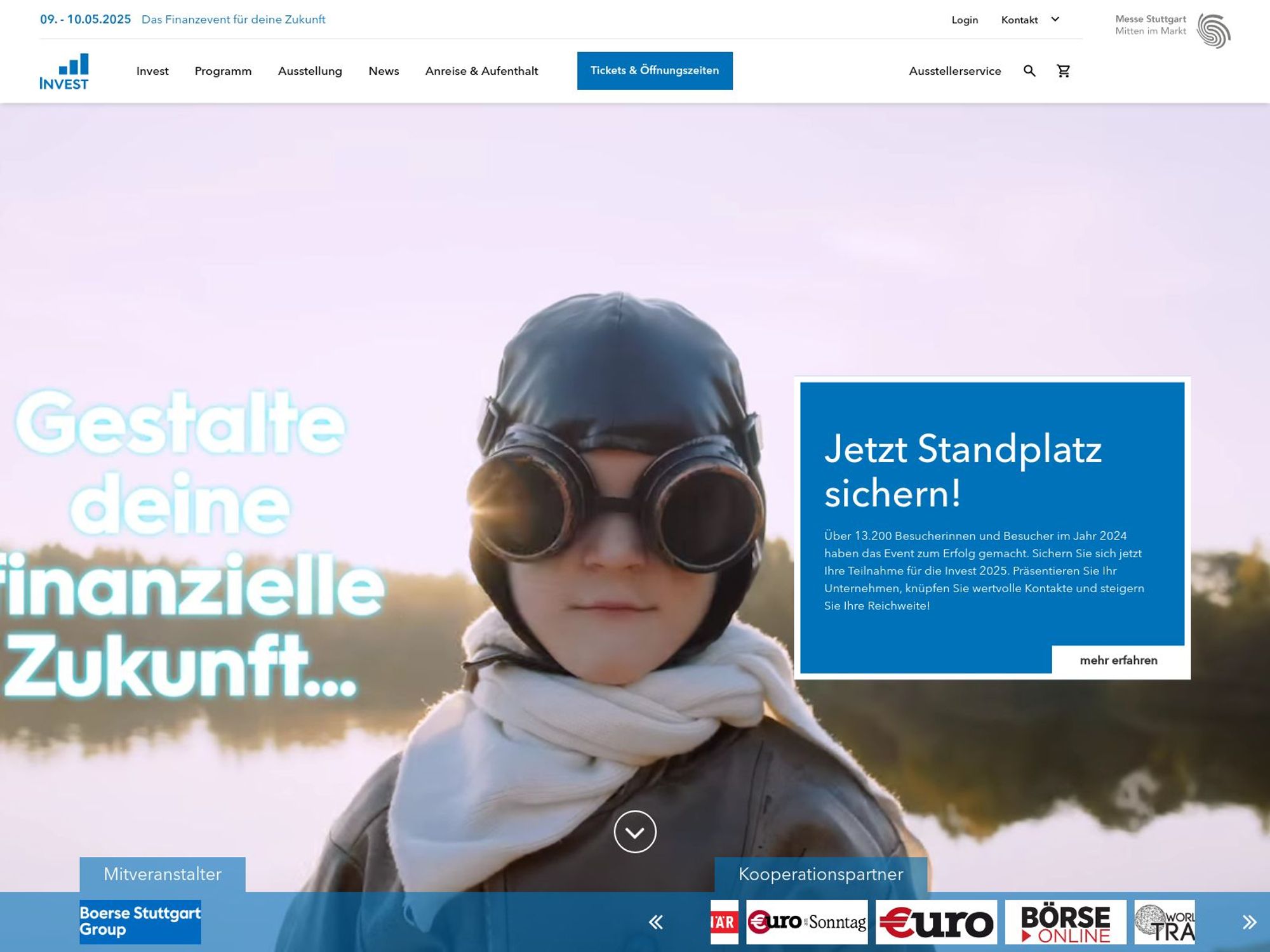 Invest Stuttgart - Invest 2025 website