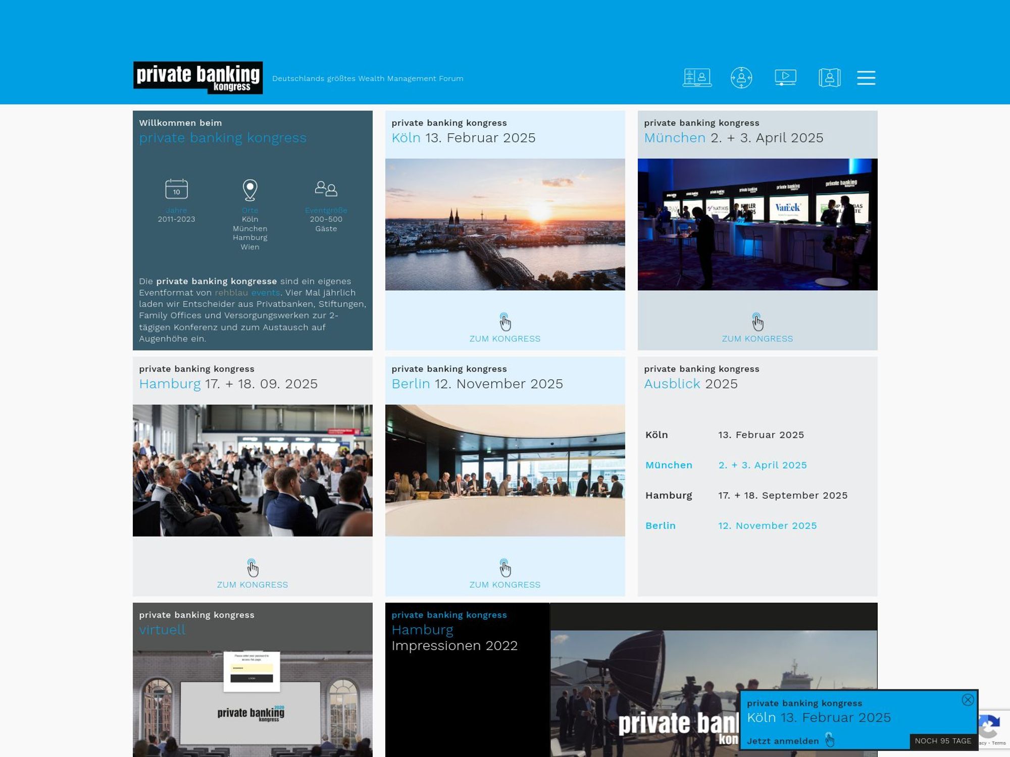 private banking kongress Hamburg 2025 website