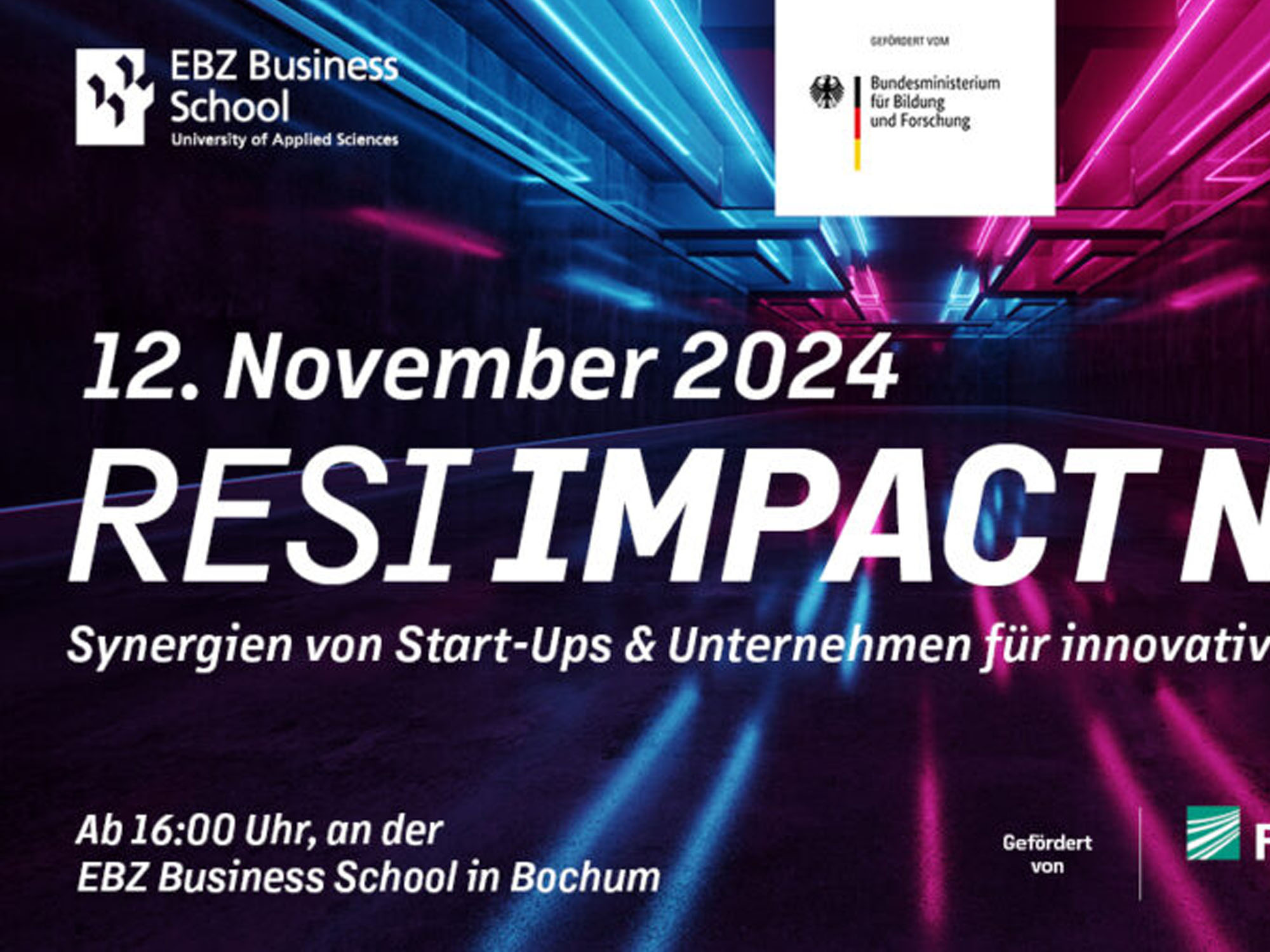 RESI Impact Night: Synergien von Start-Ups & Unternehmen für innovative Geschäftsmodelle screenshot