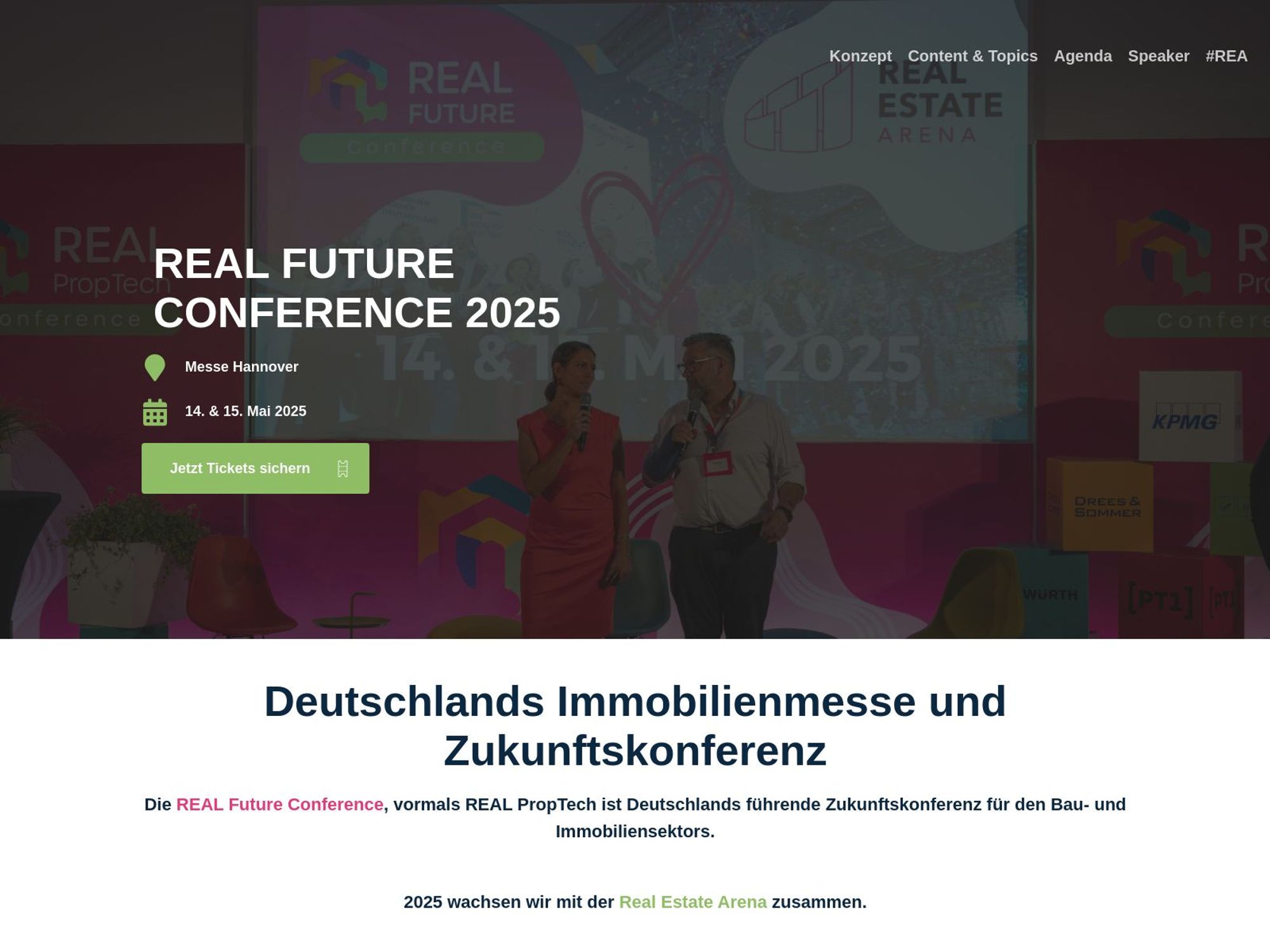 REAL Future Conference 2025 website