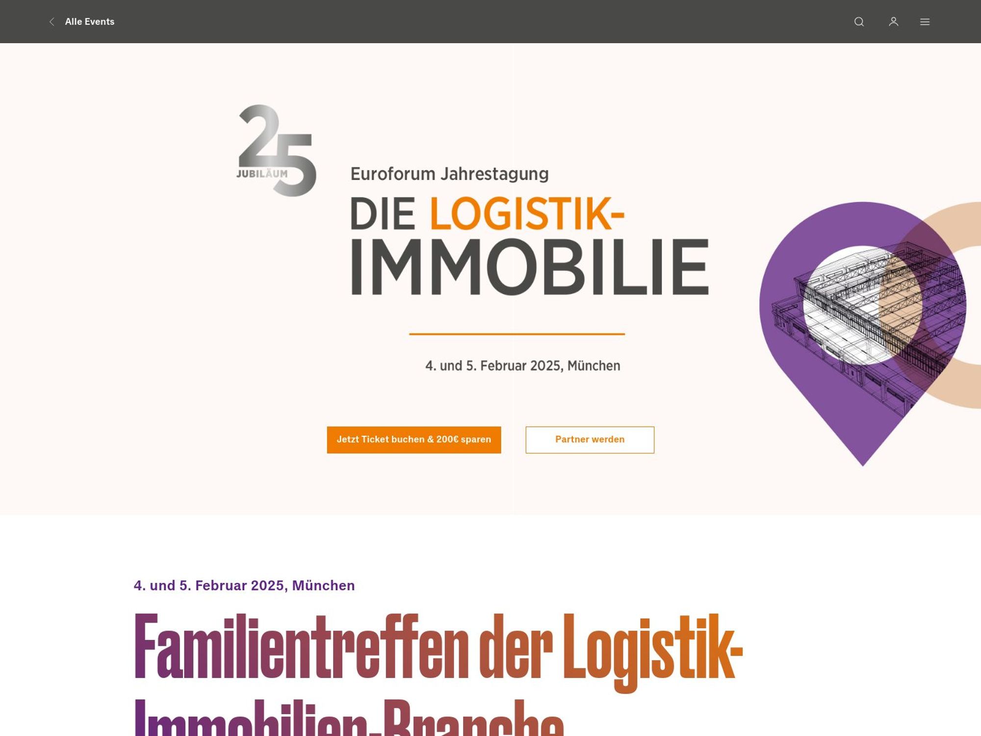 Euroforum Die Logistik Immobilie website