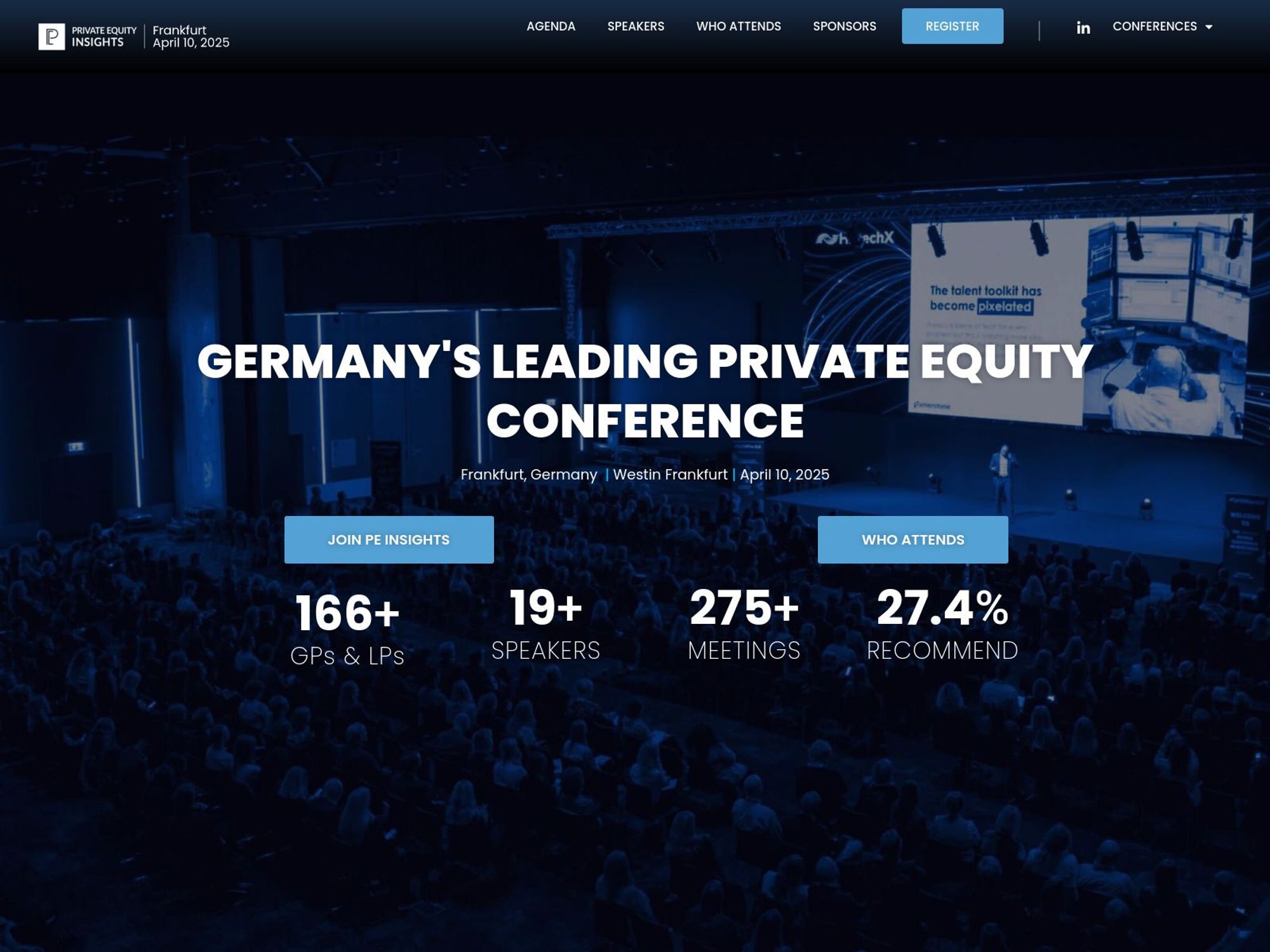 Private Equities Insights - Frankfurt website