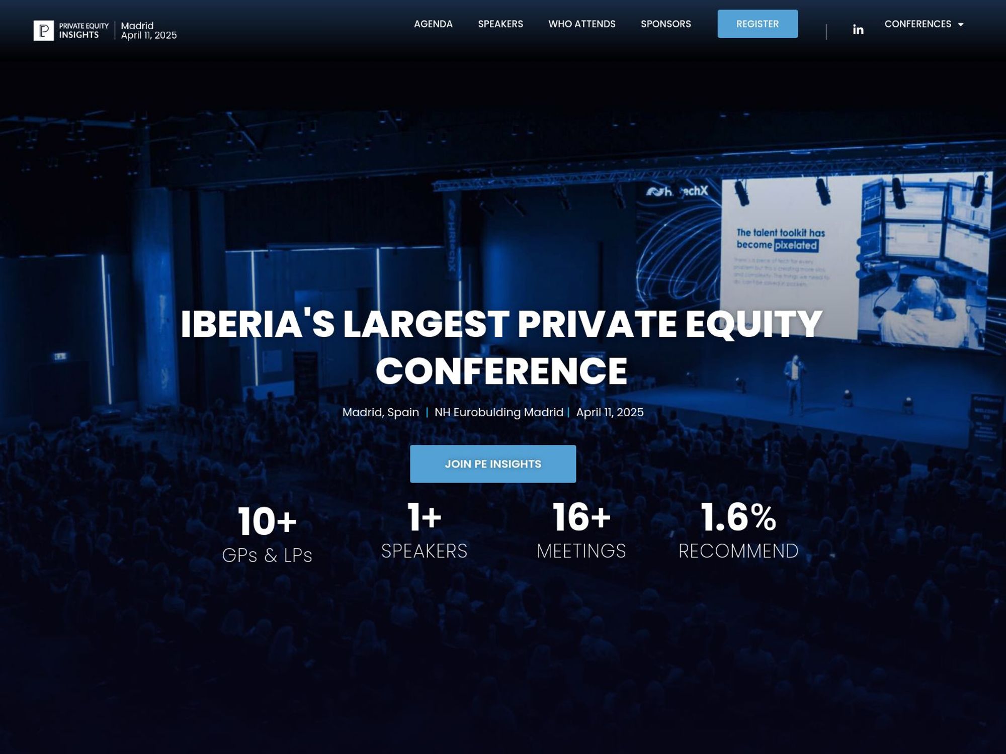 Private Equities Insights - Iberia website