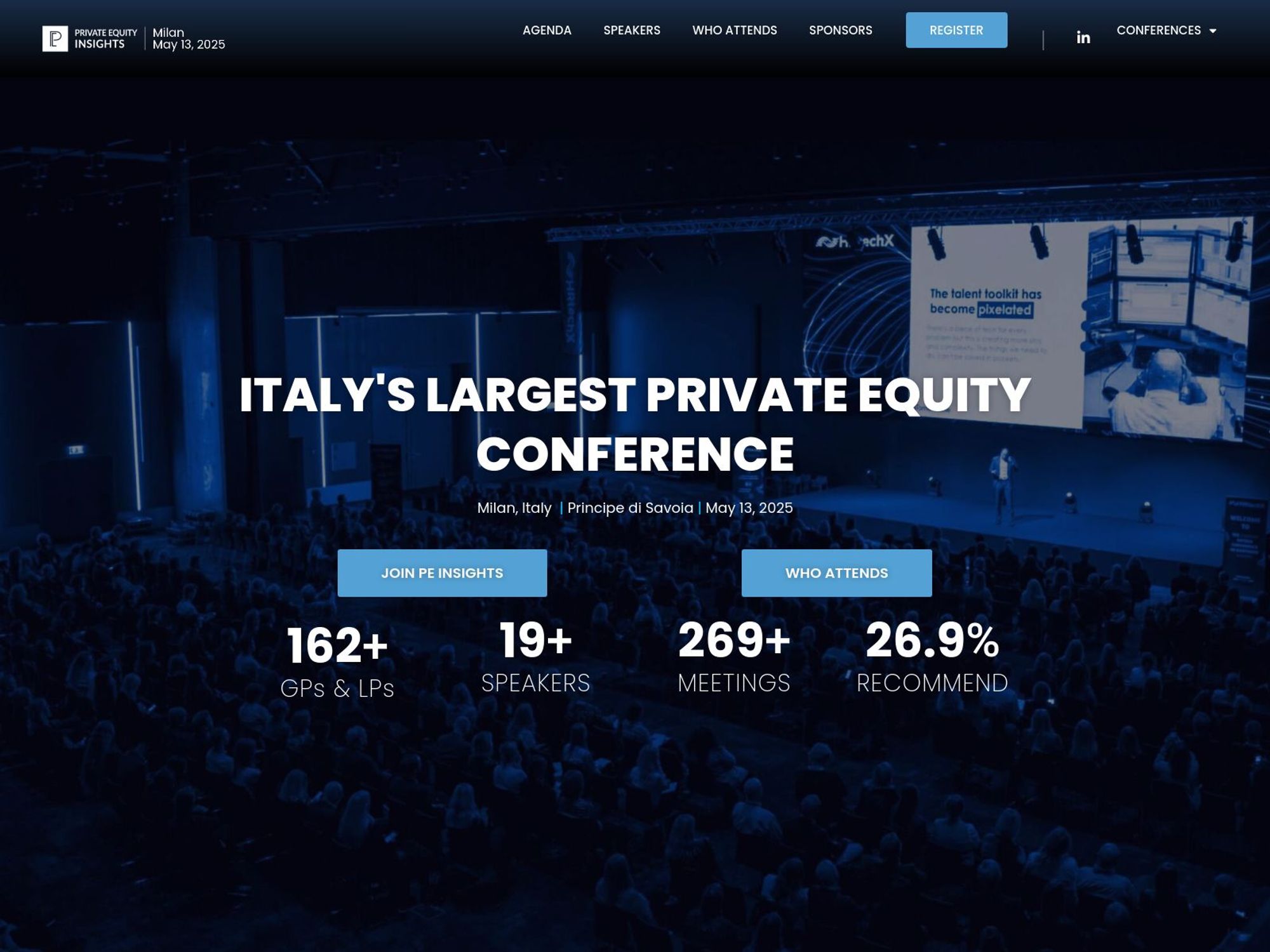 Private Equities Insights - Milan website