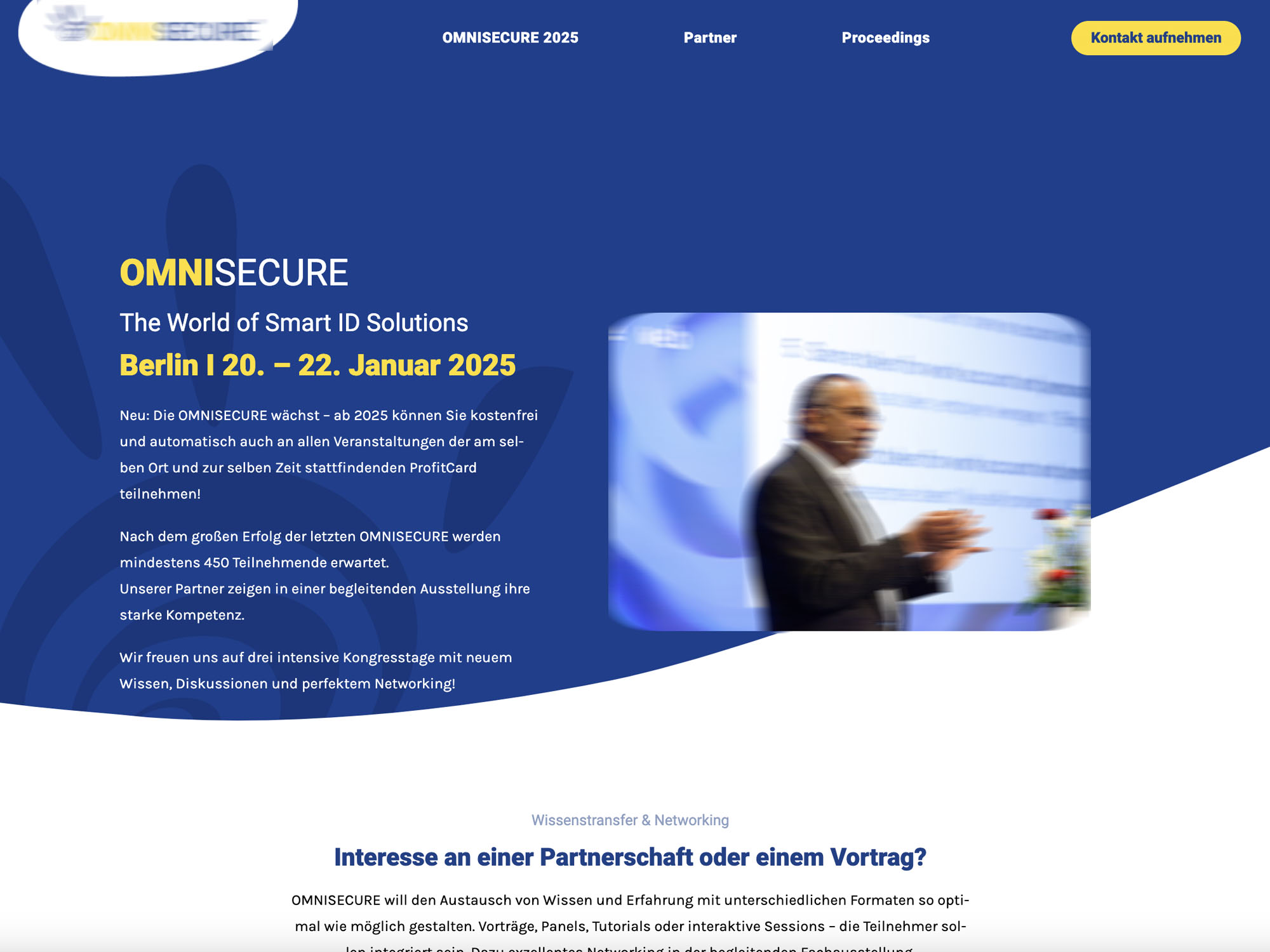 Omnisecure 2025 website