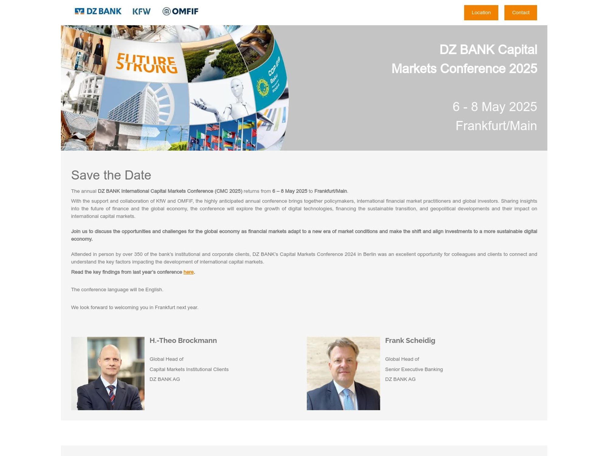 DZ BANK Capital Markets Conference 2025 website