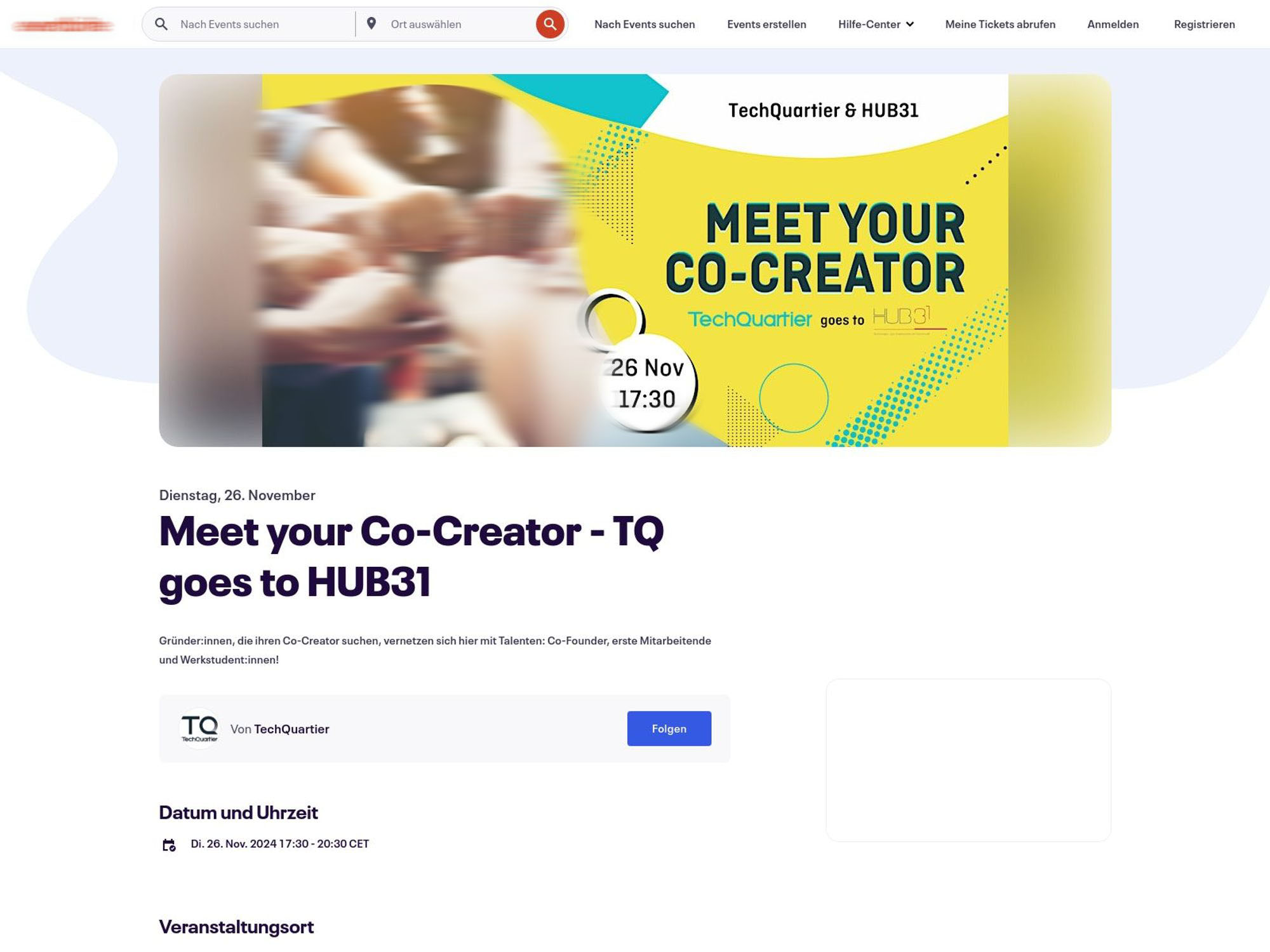 Meet your Co-Creator – TQ goes to HUB31 website