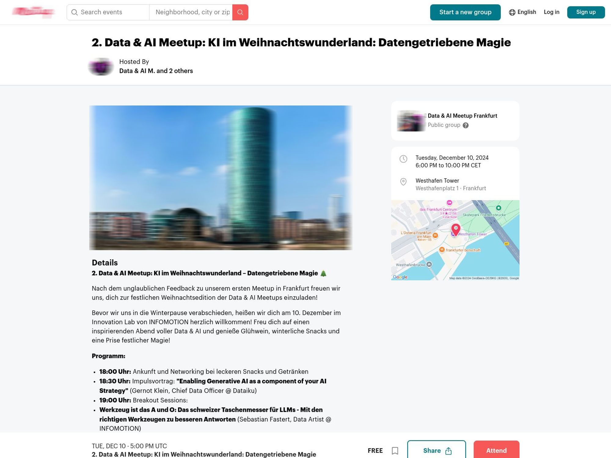 2. Data & AI Meetup: KI im Weihnachtswunderland: Datengetriebene Magie website