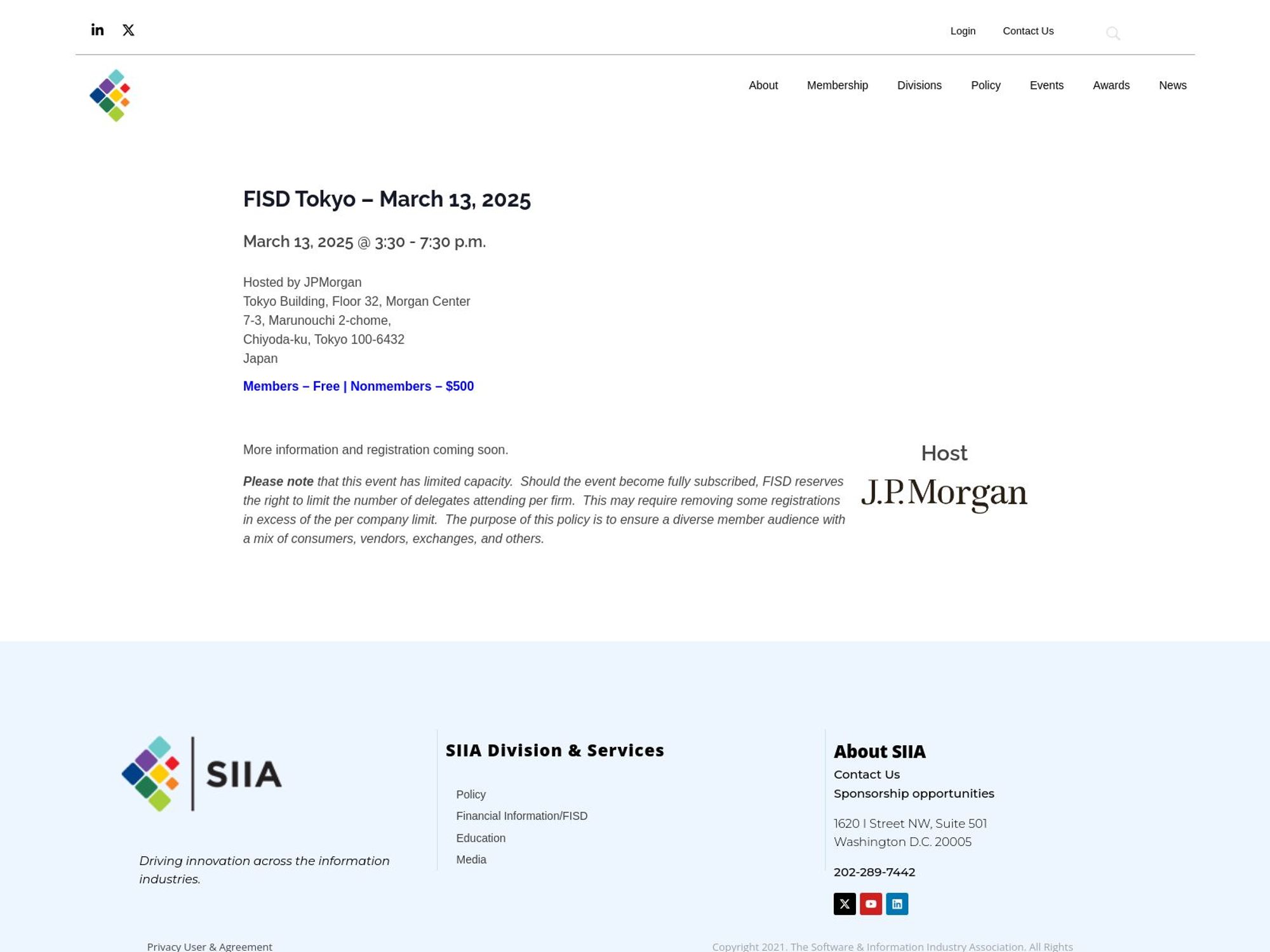 FISD Tokyo website