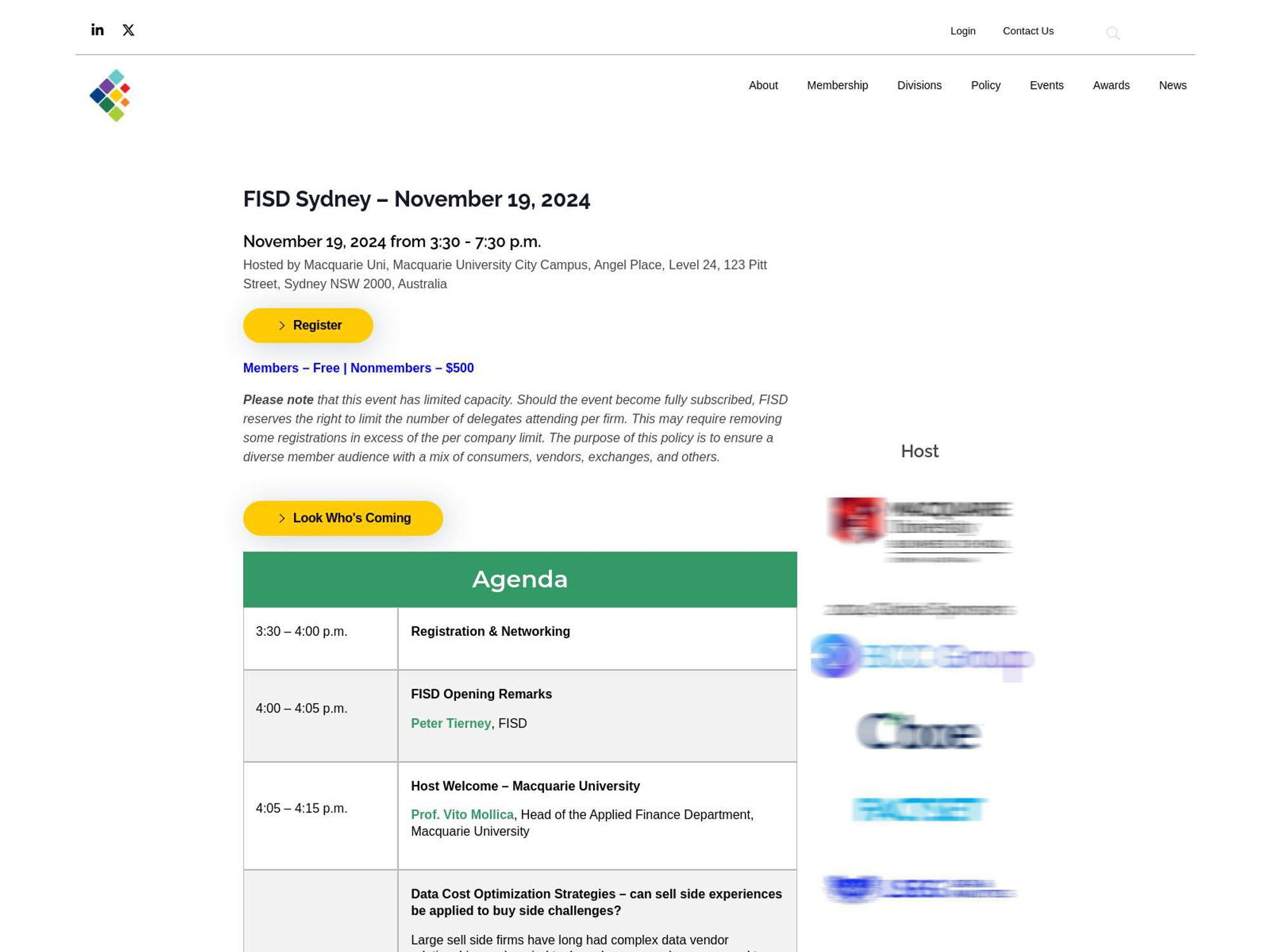 FISD Sydney screenshot