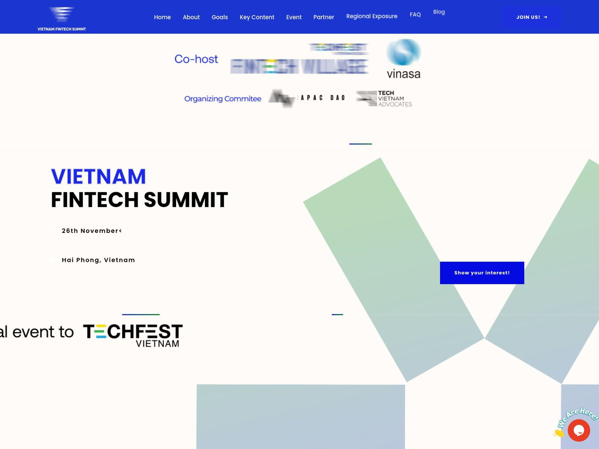 Vietnam Fintech Summit 2024 website