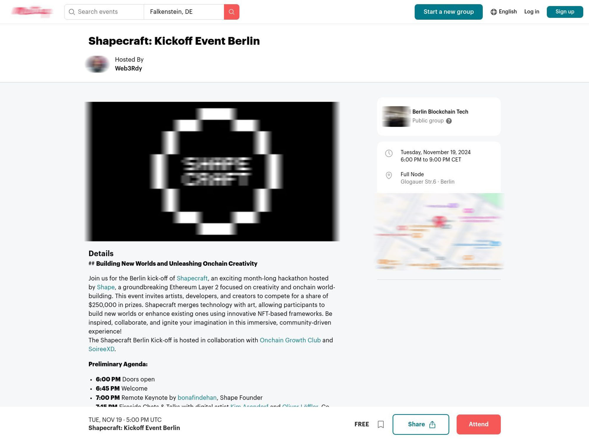 Shapecraft: Kickoff Event Berlin screenshot