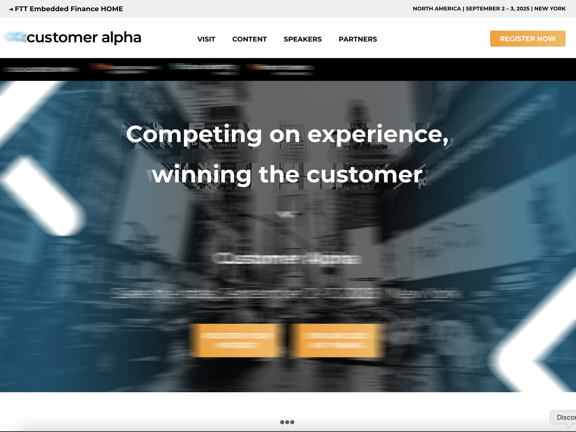 Customer Alpha North America East Coast 2025 website