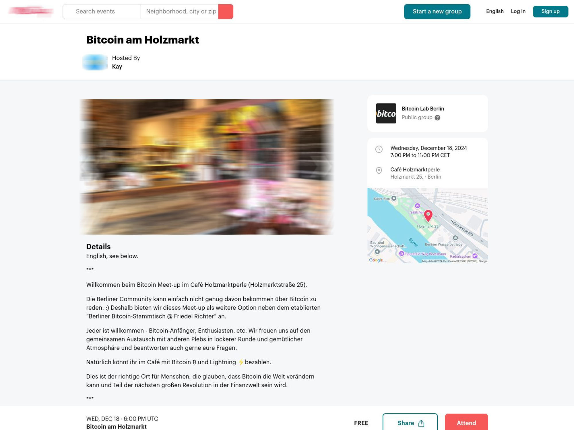 Bitcoin am Holzmarkt website