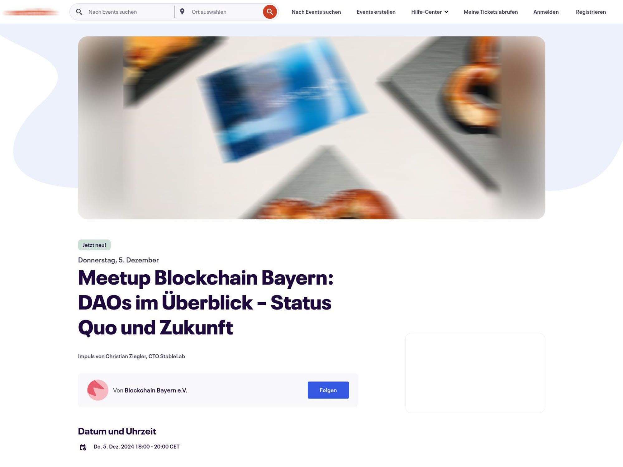 Meetup Blockchain Bayern: DAOs im Überblick – Status Quo und Zukunft screenshot