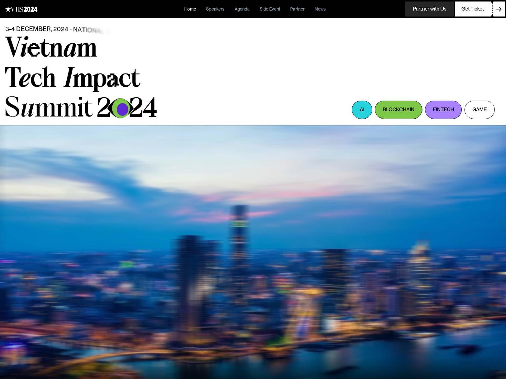 VTIS 2024 - Vietnam Tech Impact Summit screenshot