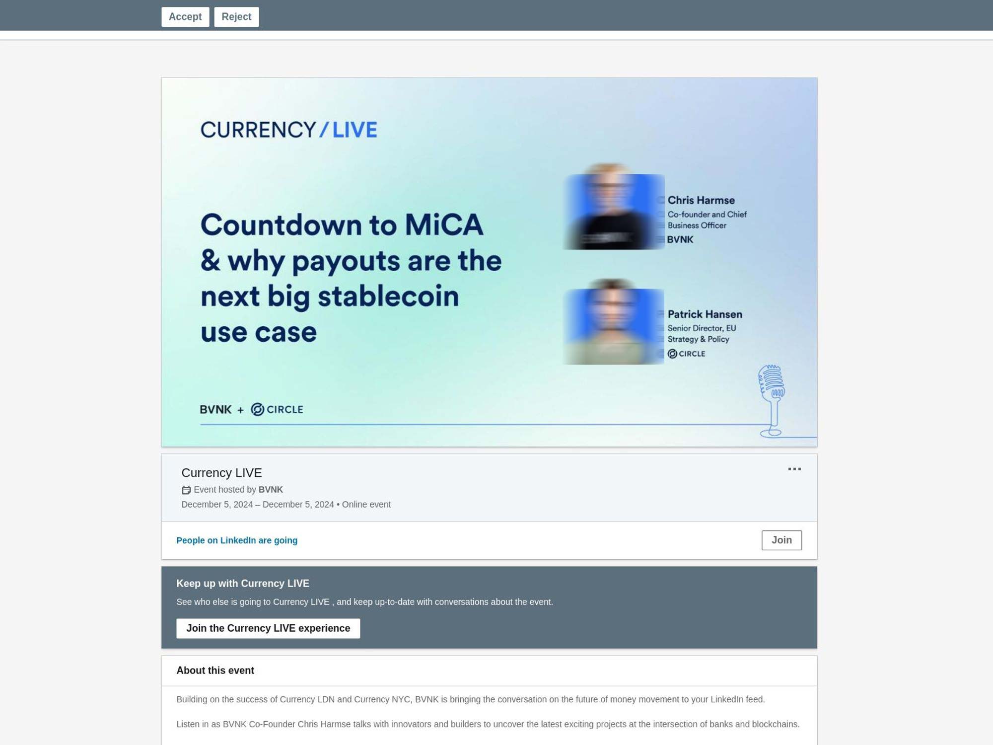 Currency LIVE: Countdown to MiCA & why payouts are the next big stablecoin use case screenshot