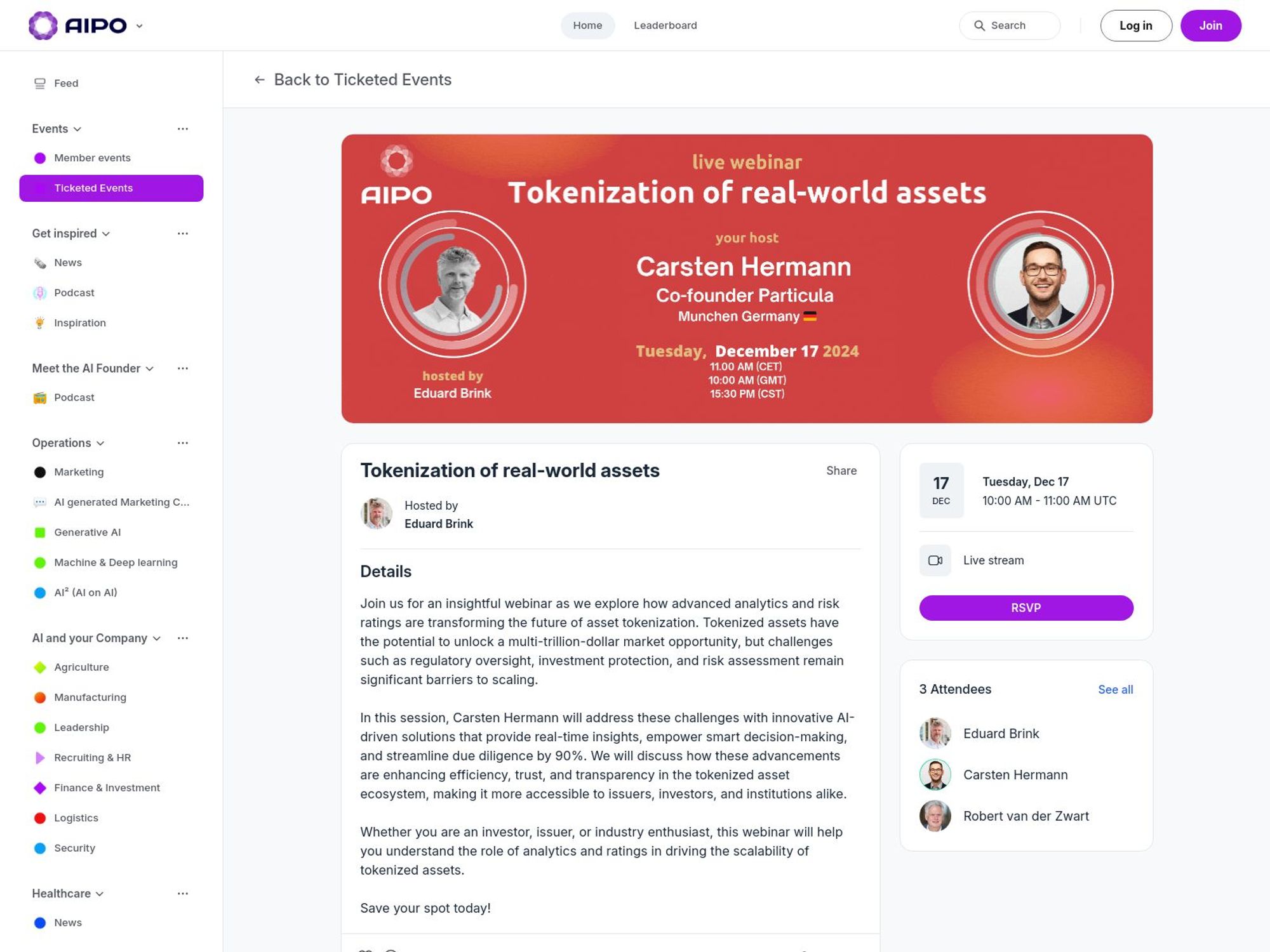 Tokenization of real-world assets screenshot