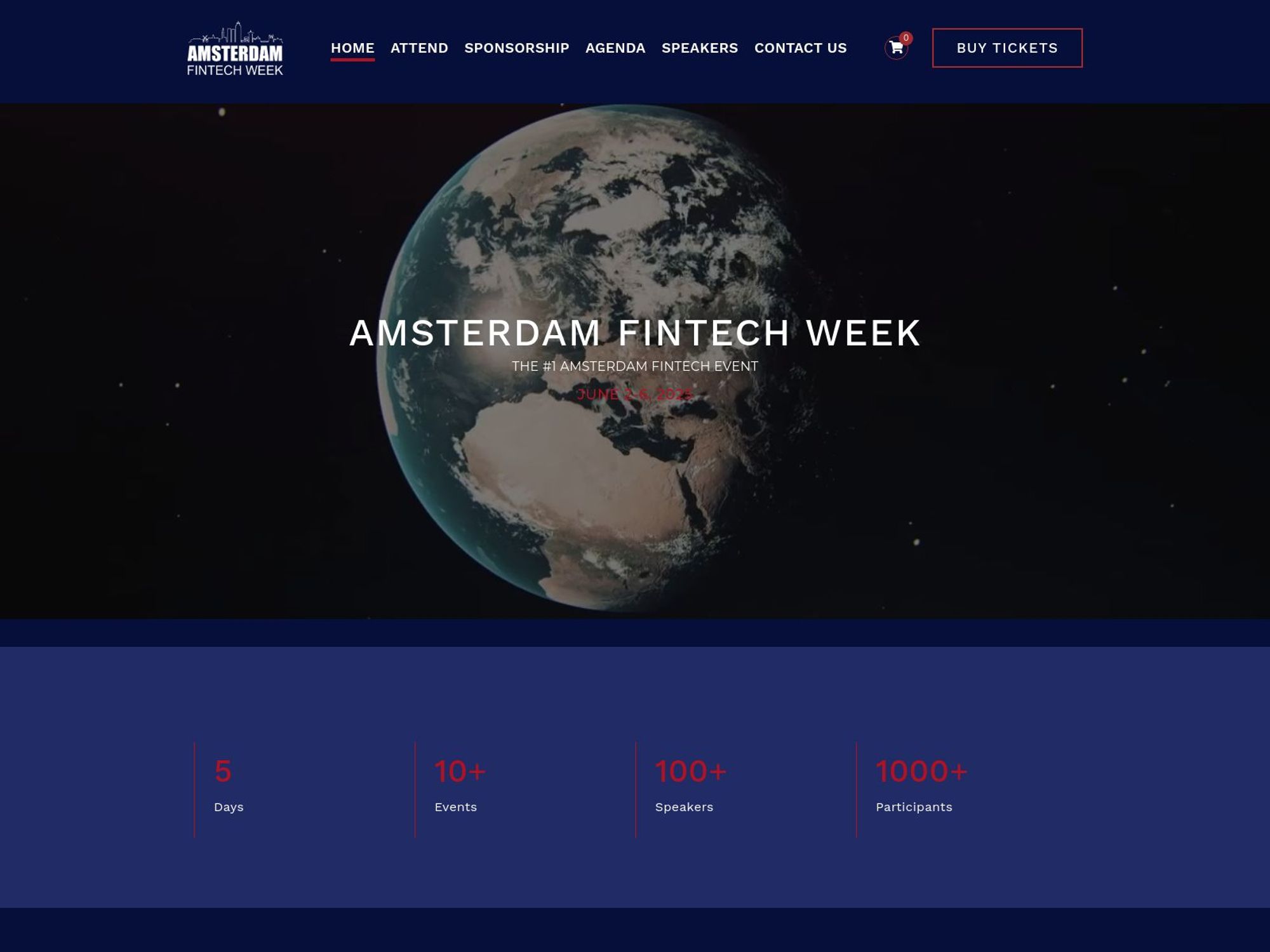 Amsterdam Fintech Week 2025 screenshot