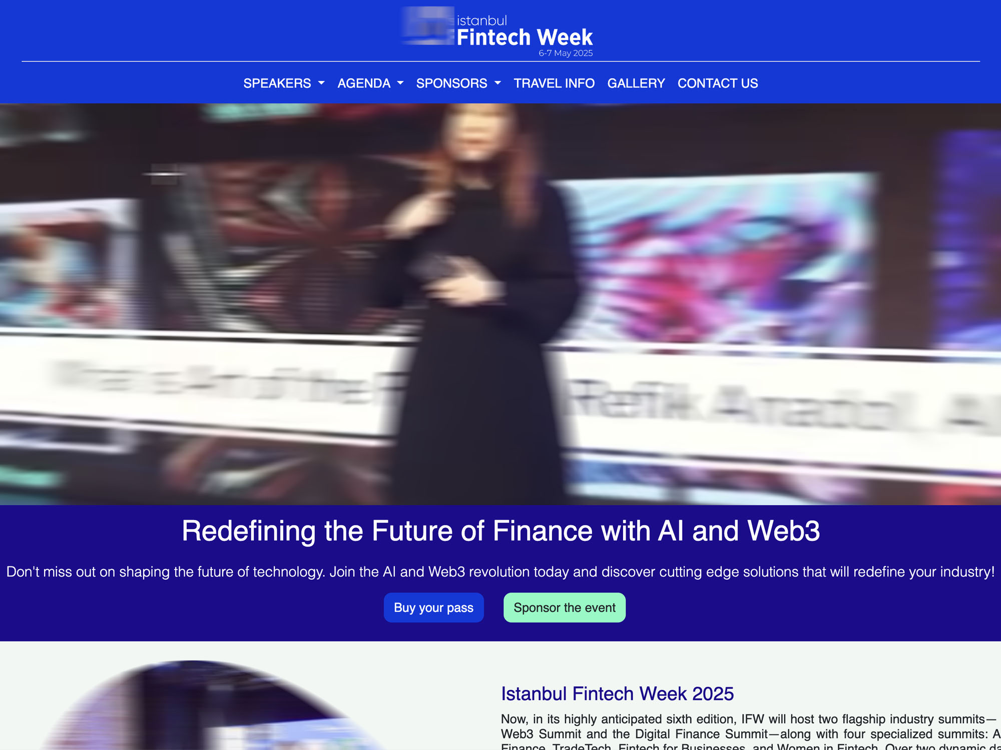 Istanbul Fintech Week 2025 screenshot