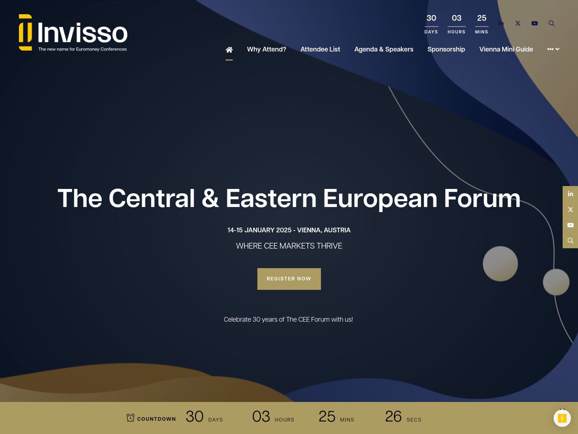 The Central & Eastern European Forum screenshot