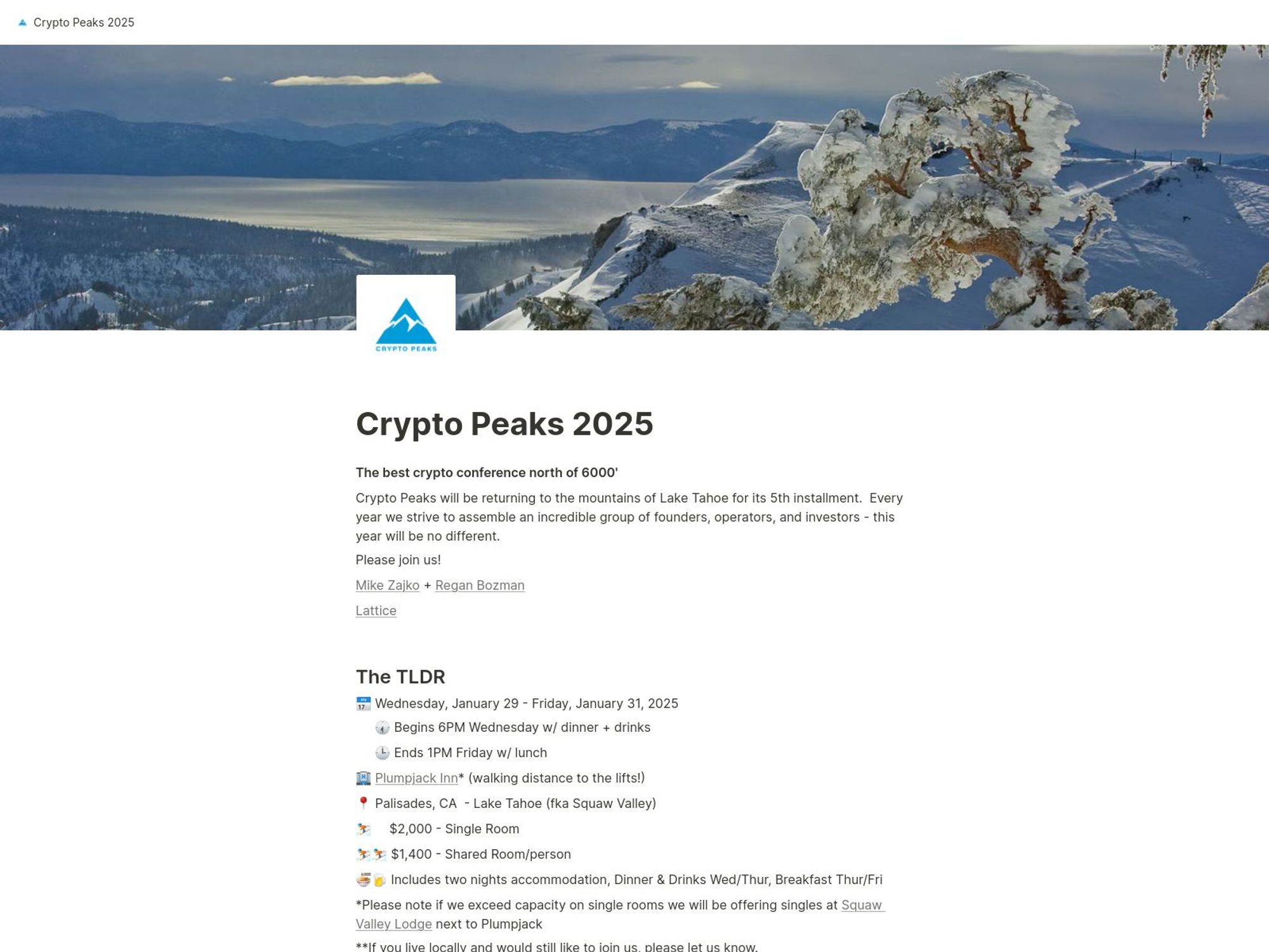 Crypto Peaks 2025 screenshot